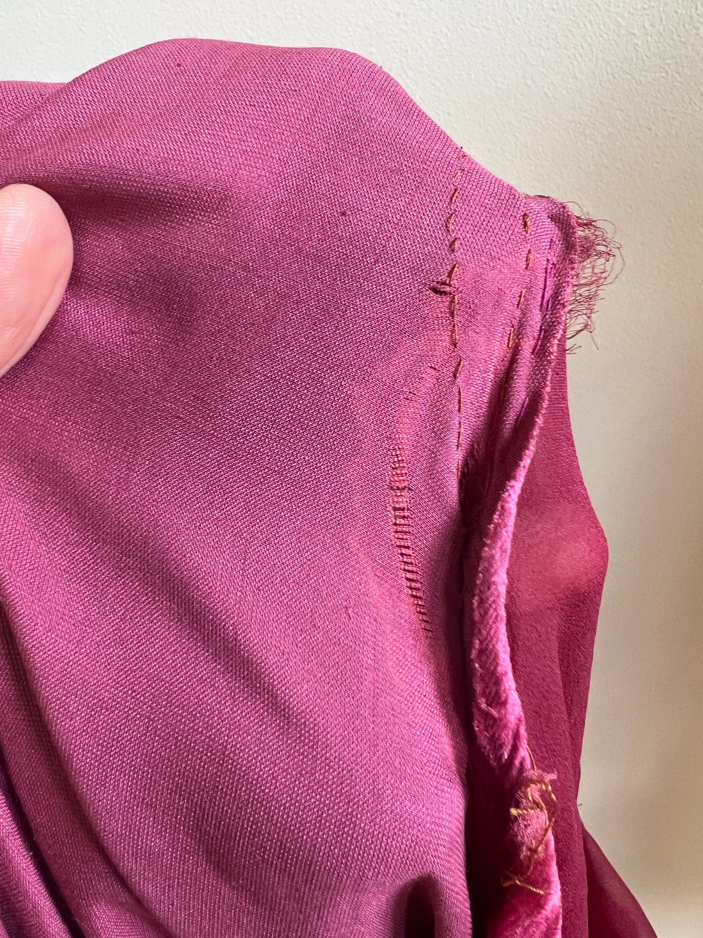 1920s Panne Velvet Dress