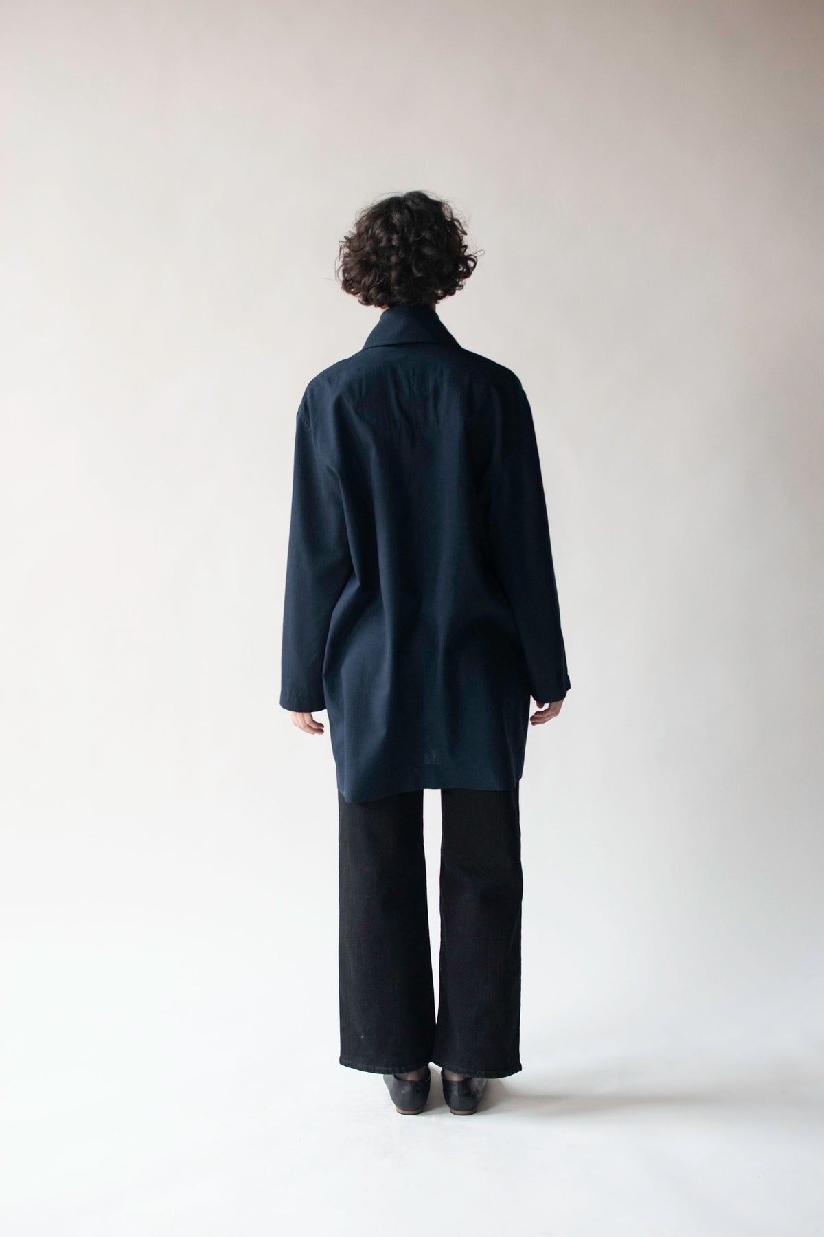 Navy Wool Jacket | Todd Oldham