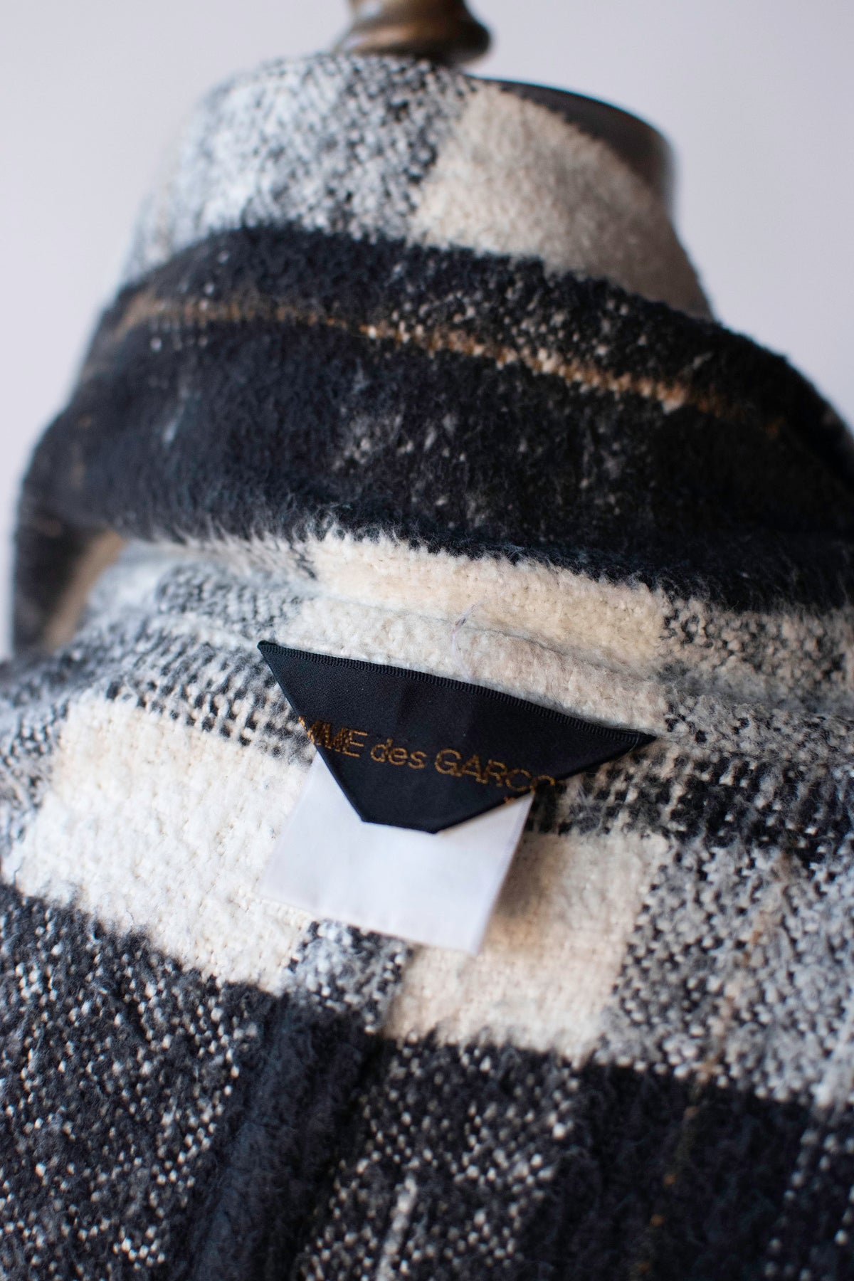 Plaid Coat | Comme Des Garcons FW 1986