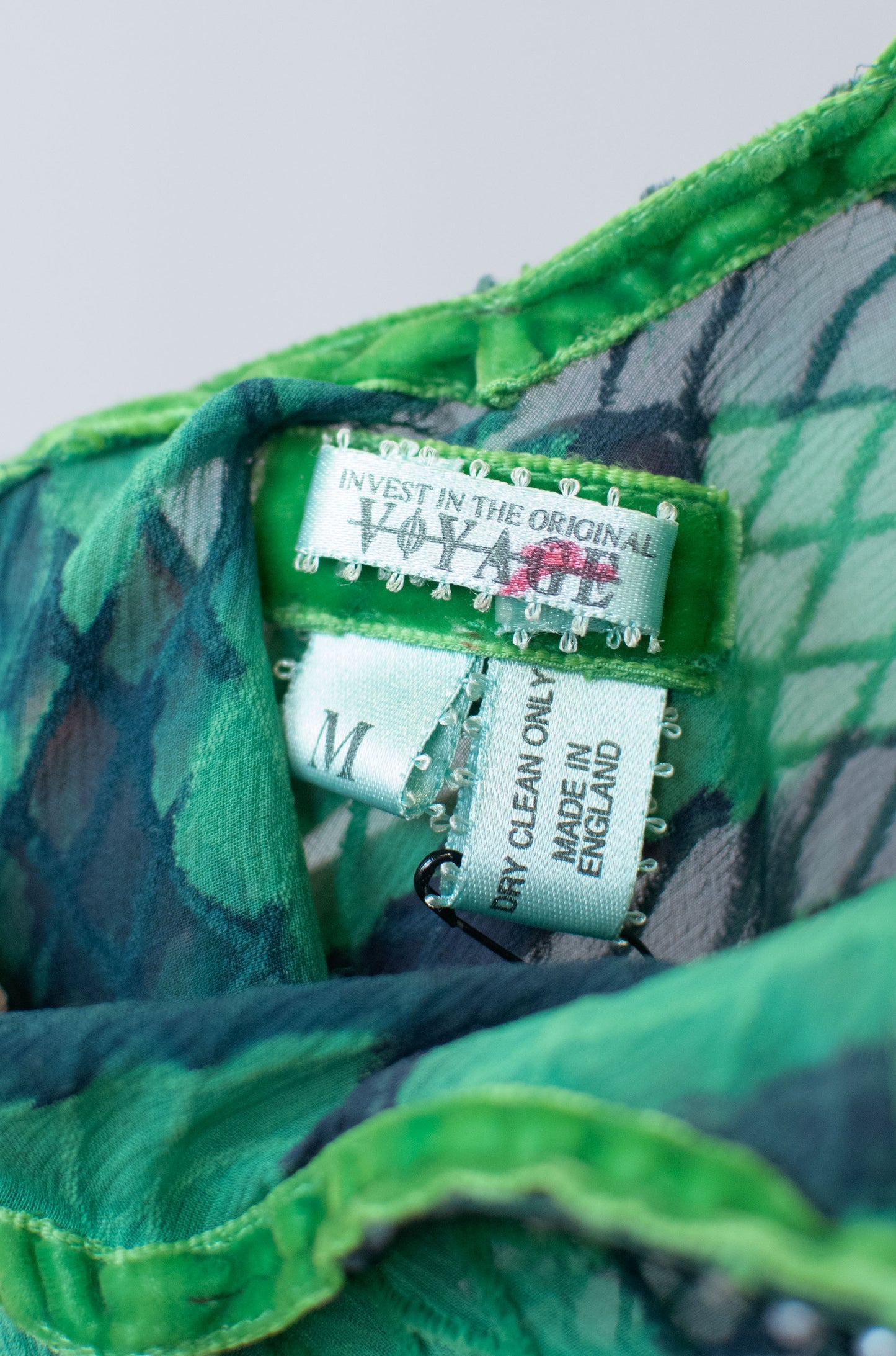 1990s Burnout Velvet Dress | Voyage Invest in the Original!