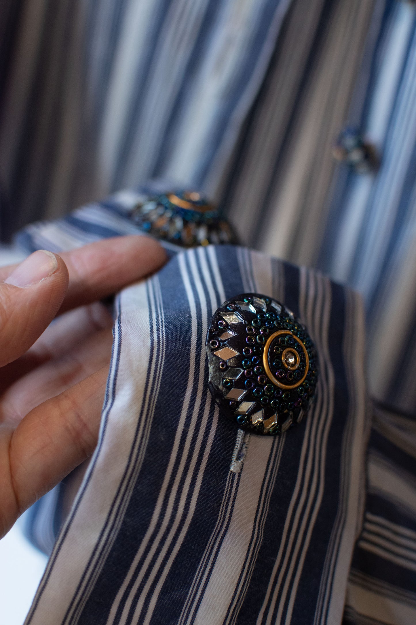 Striped Blouse | Romeo Gigli 1994