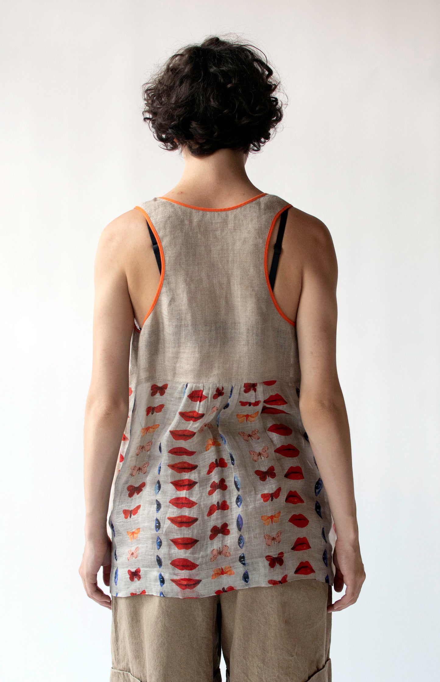 Surrealist Print Tank | Philosophy Di Alberta Ferretti SS 2010