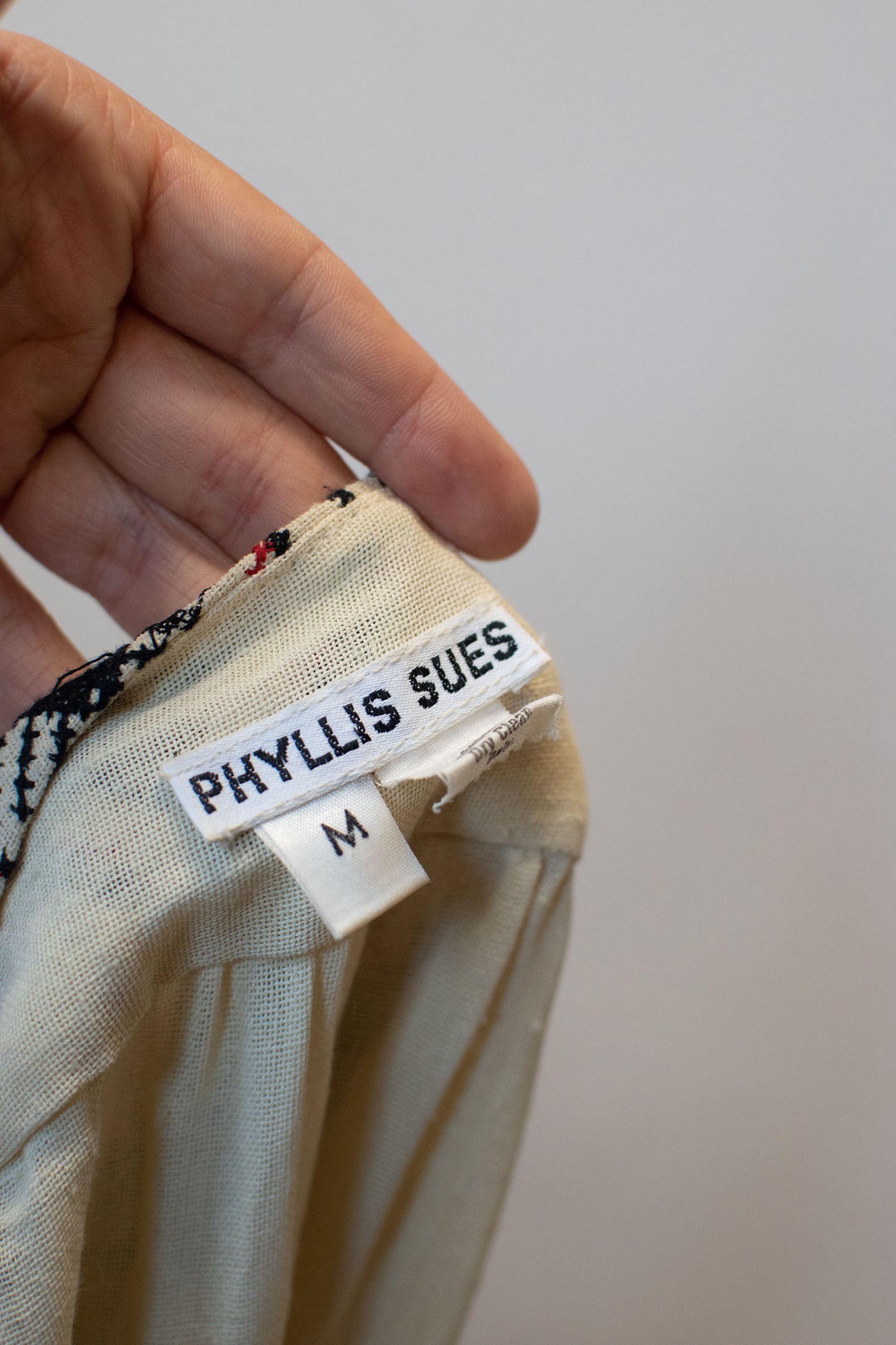 1970s Embroidered Dress