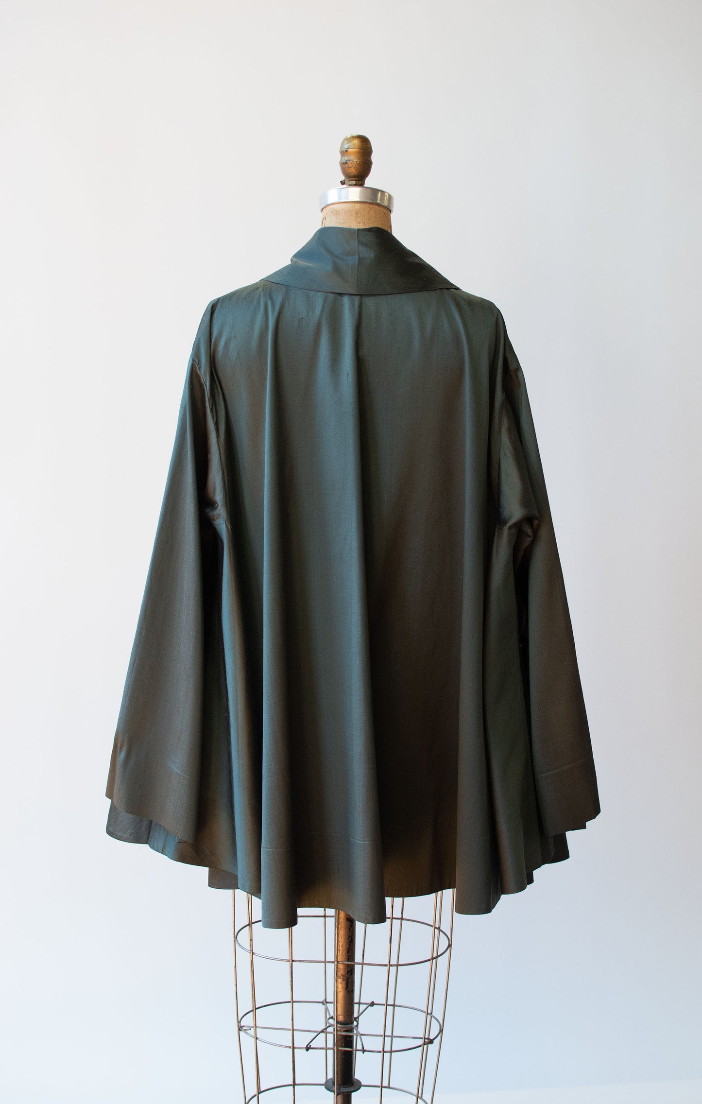 Slate Silk Coat | Romeo Gigli SS 1990