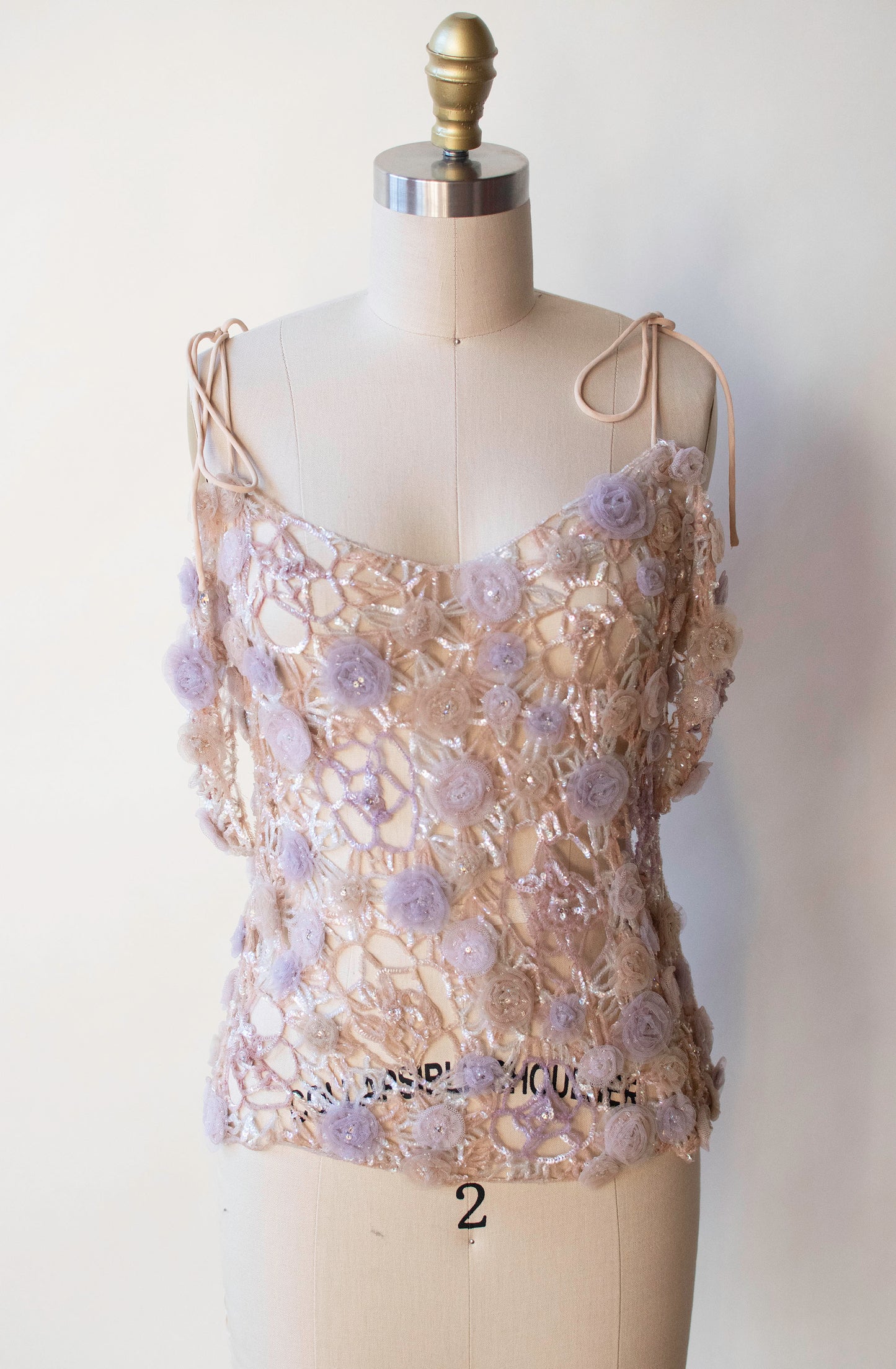 Pastel Sequin Top | Emanuel Ungaro