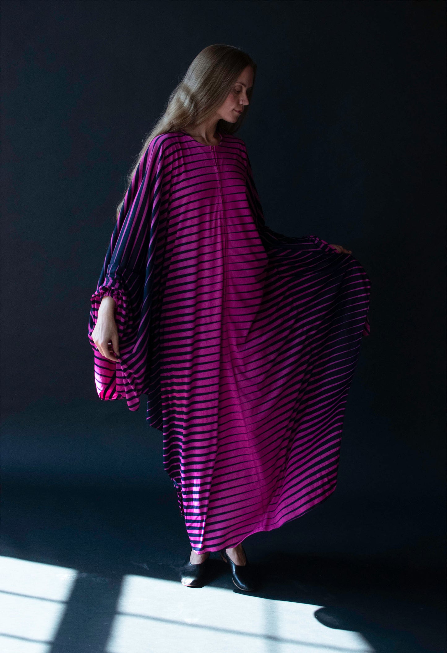 1970s Striped Caftan | Georgie Keyloun