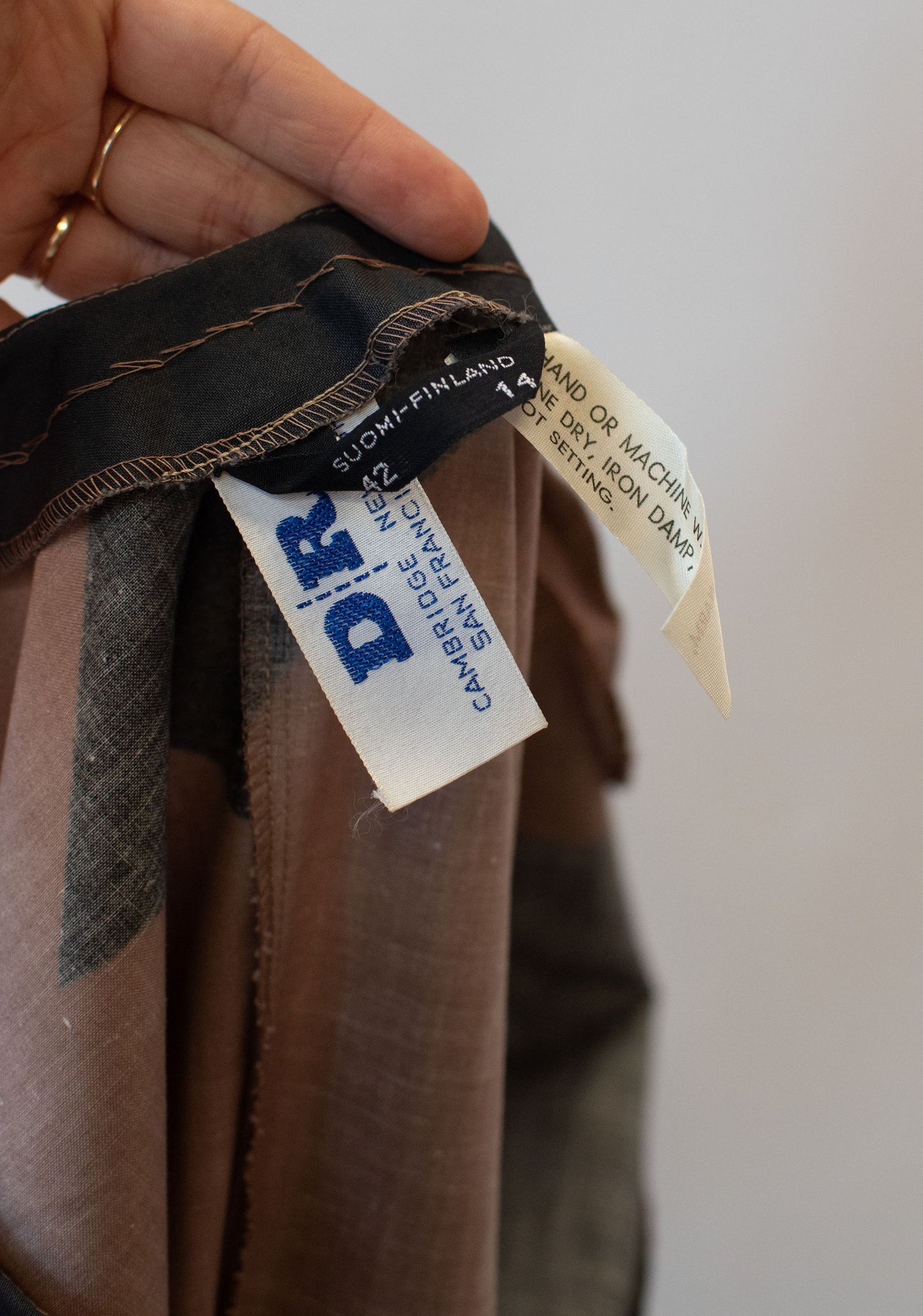 1960s Abstract Print Dress | Marimekko