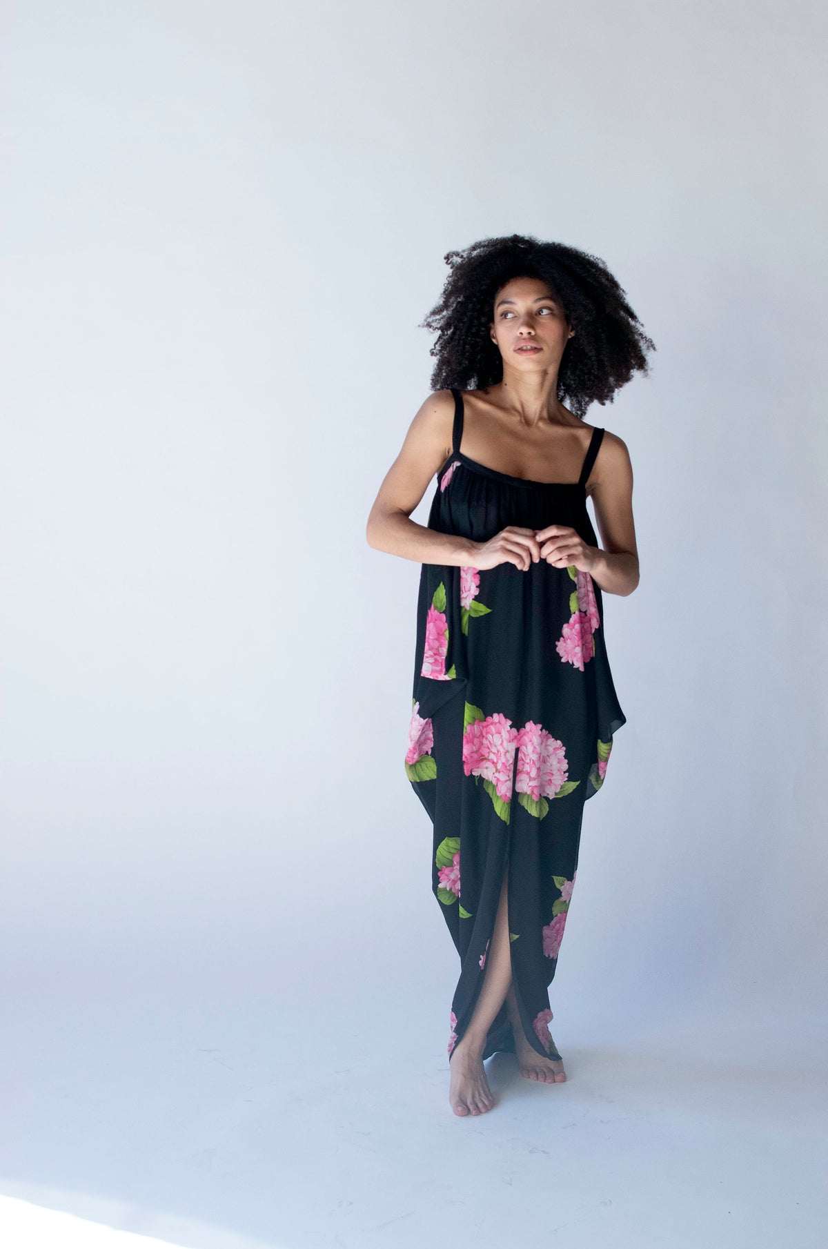 1970s Floral Print Dress | Valentino