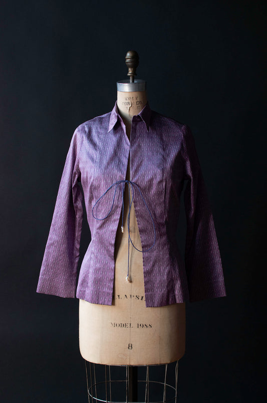 Lavender Silk Shirt | Marianne Kooimans