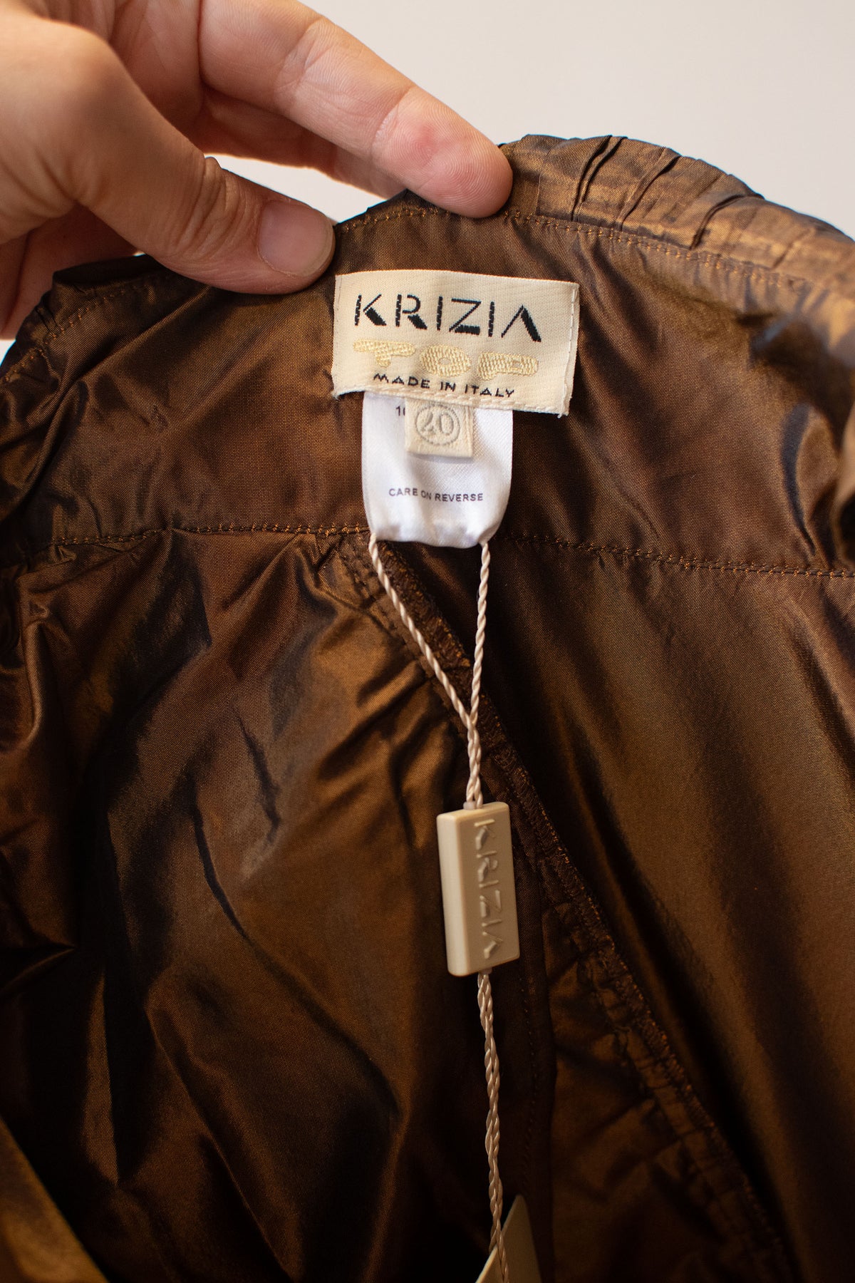 Pleated Silk Top | Krizia