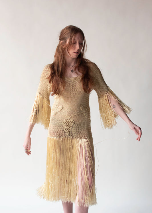1920s Crochet Dress