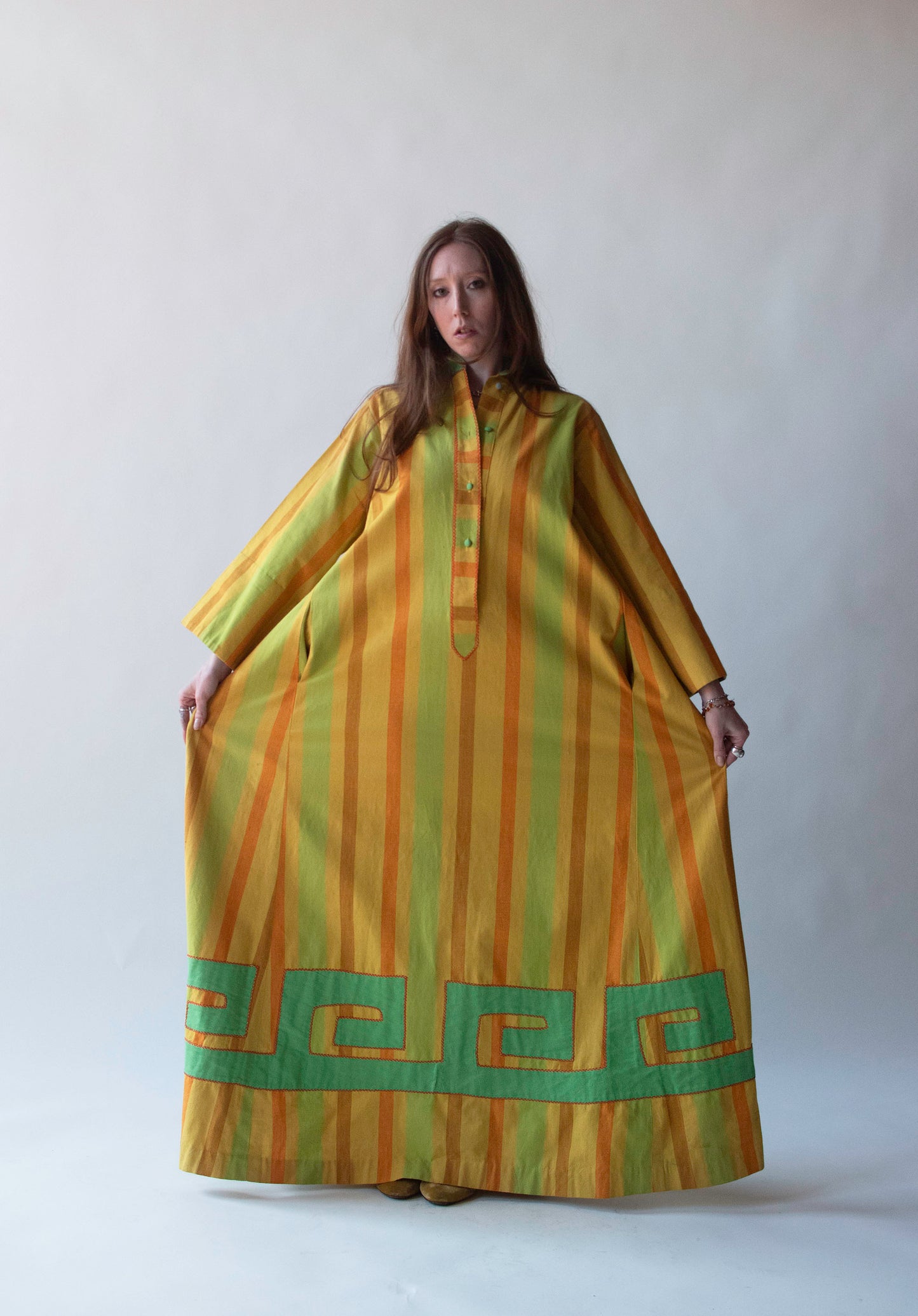 1970s Striped Caftan | Josefa