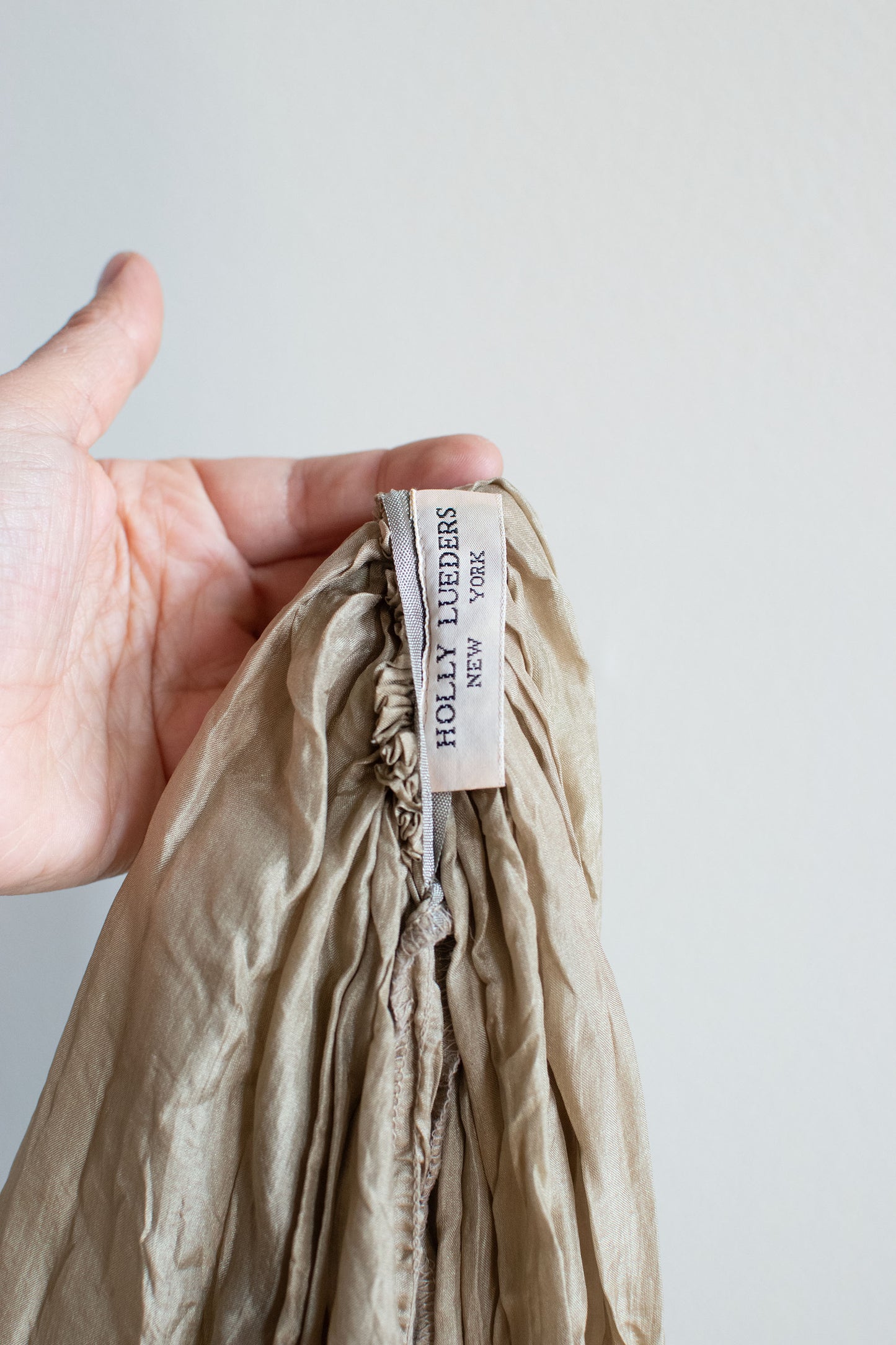 1990s Crinkle Silk Jacket | Holly Lueders