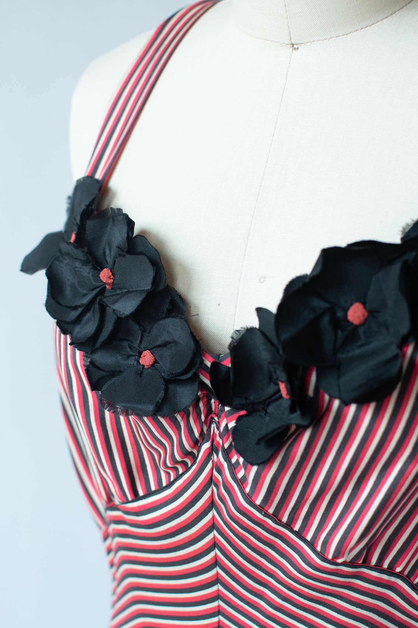 1930s Striped Sundress