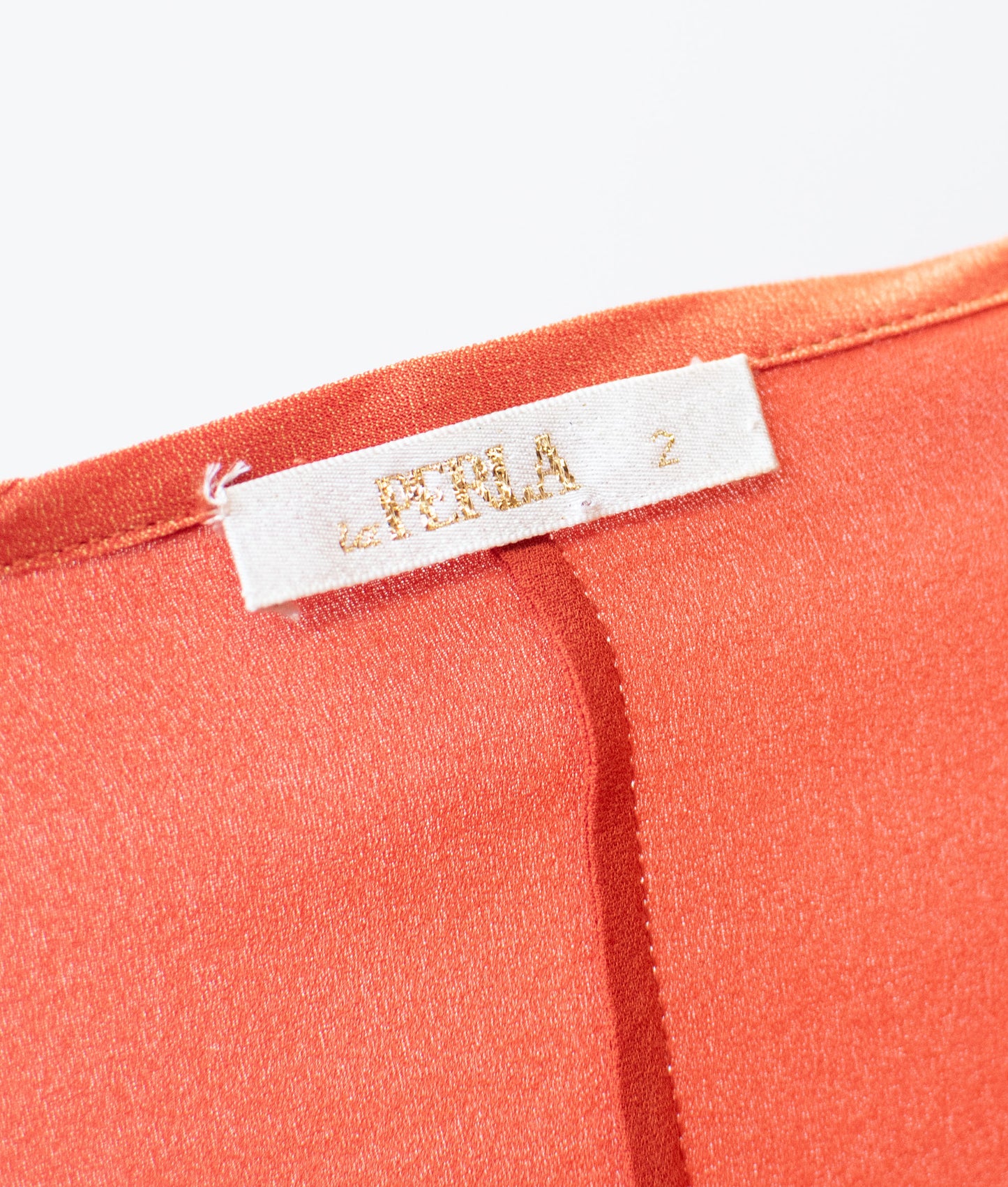 Orange Silk Duster | La Perla