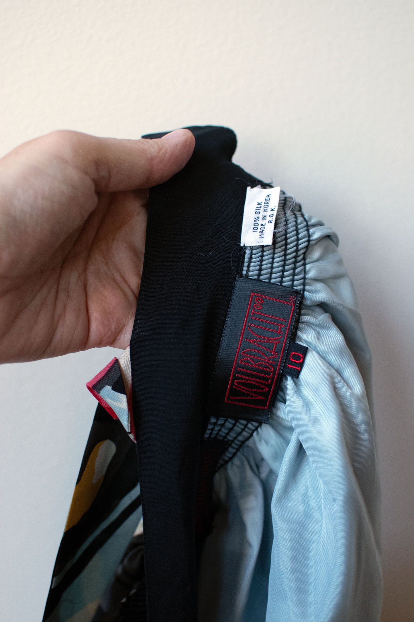 1980s Silk Breakfast Pinafore Gown | Michael Vollbracht