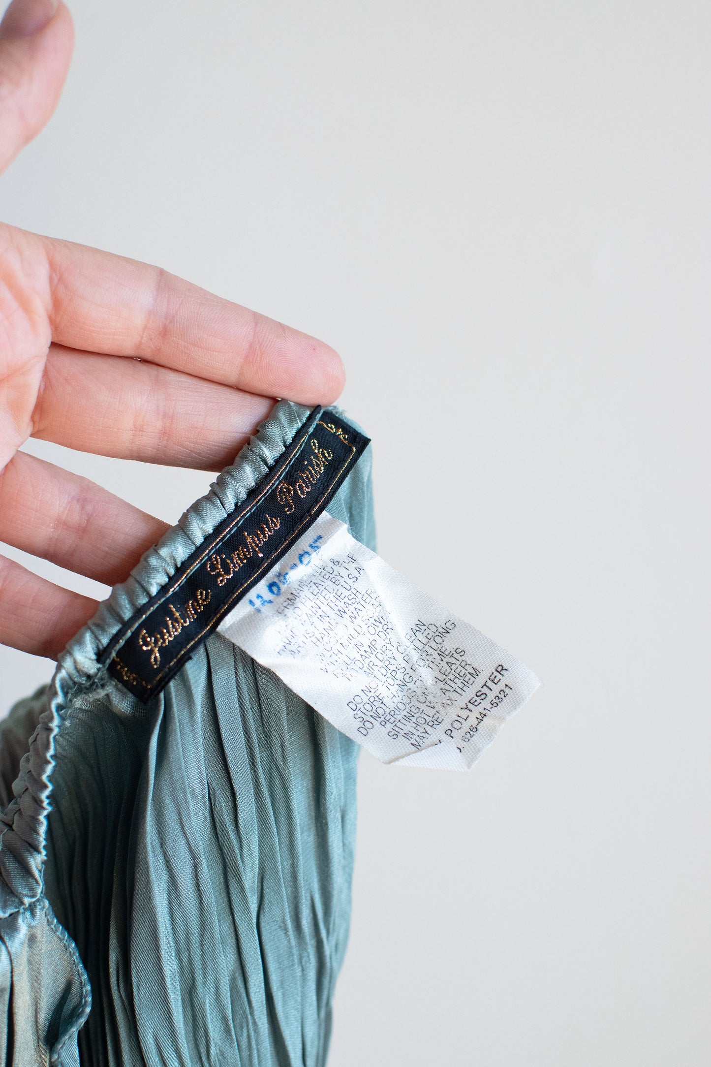 Seafoam Plisse Set | Justine Limpus Parish