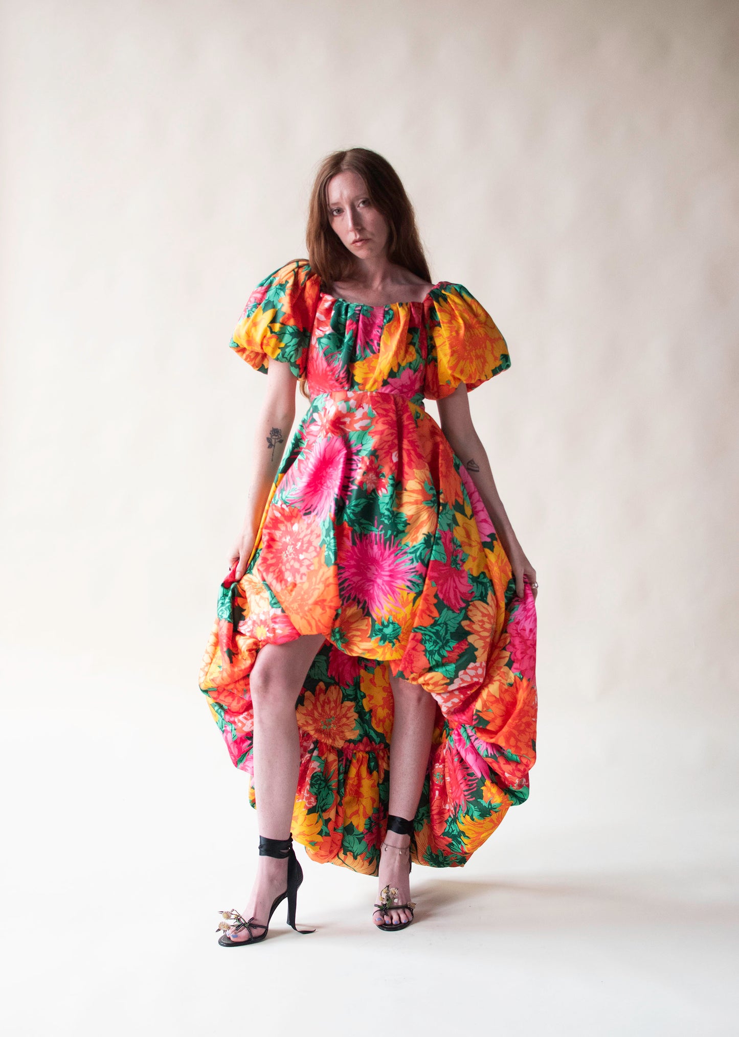 'Moonflower Dahlia' Dress | Aronold Scaasi SS 1987