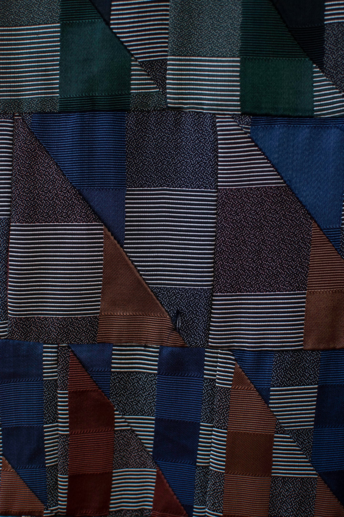 Bespoke Patchwork Tie / Celestial print Coat