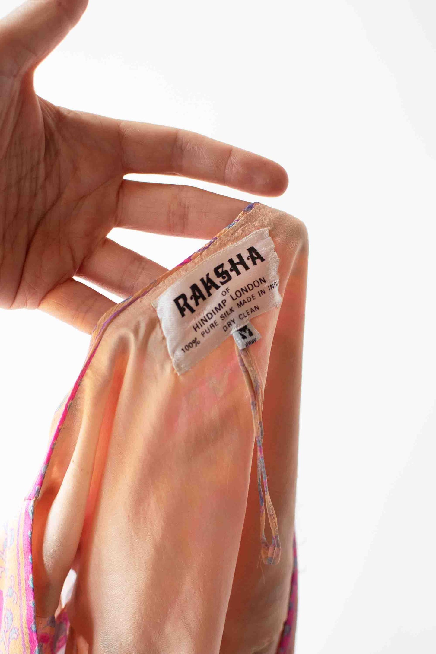 1970s Silk Dress | Raksha of Hindimp London