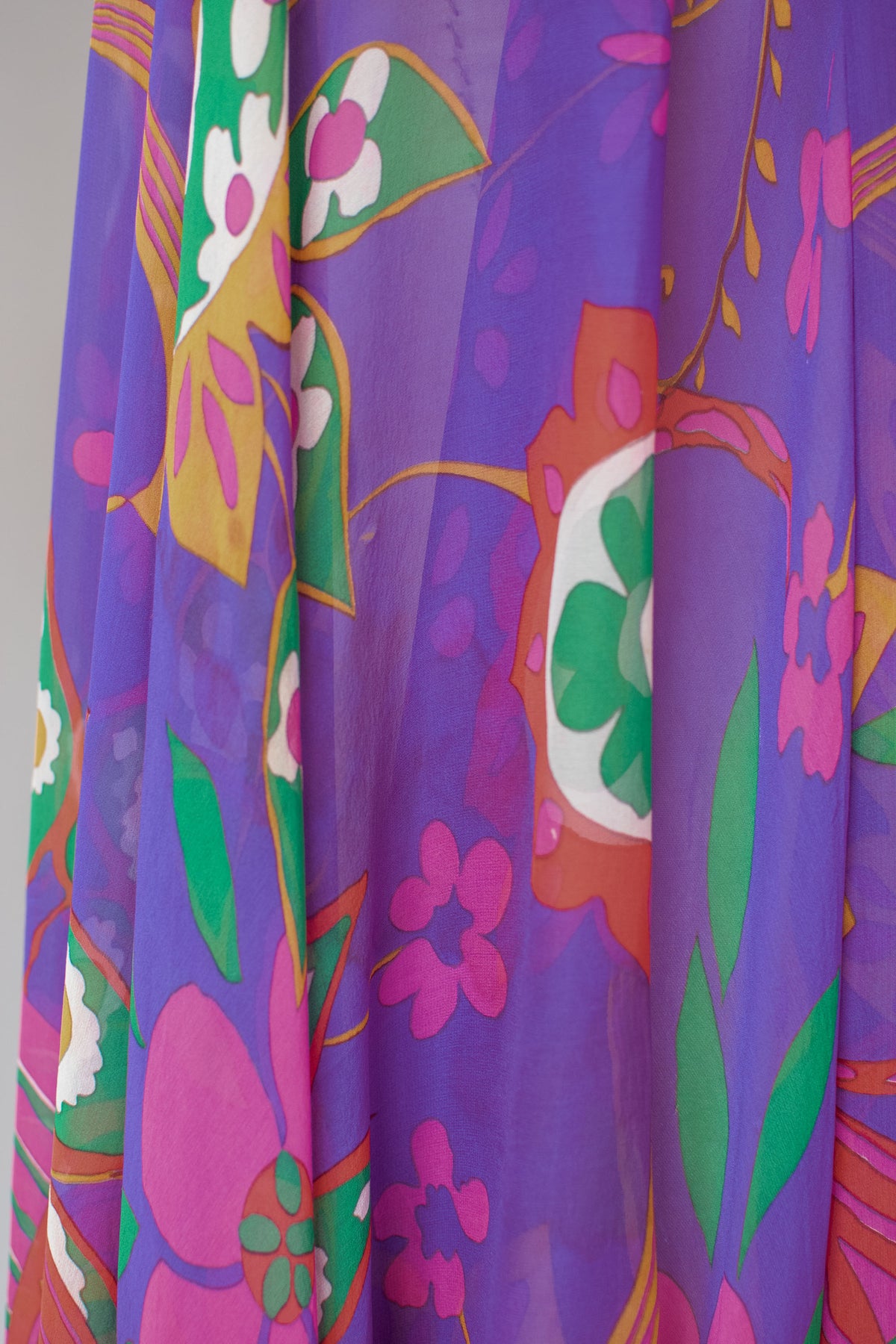 1970s Chiffon Caftan