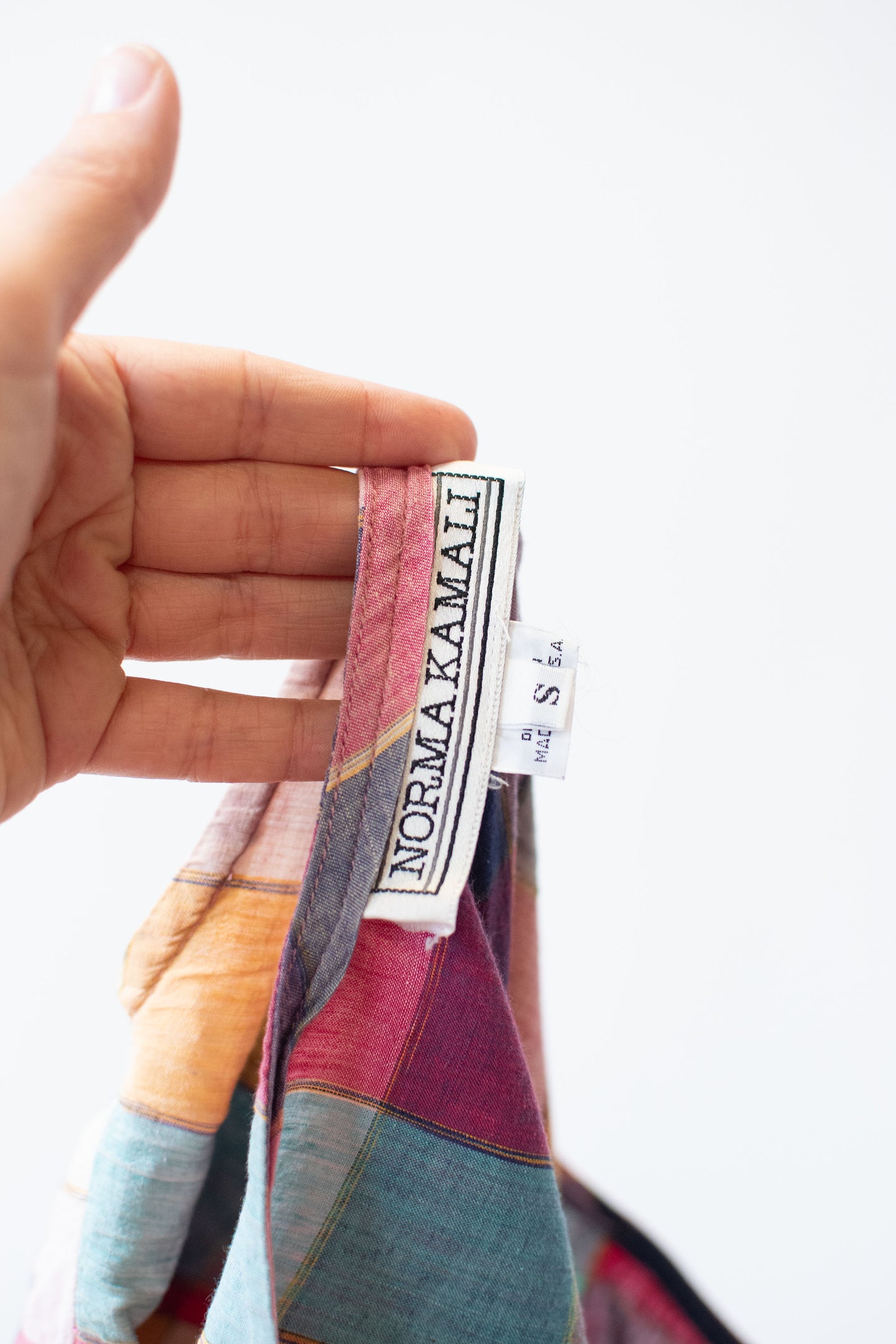 1980s Madras Dress | Norma Kamali