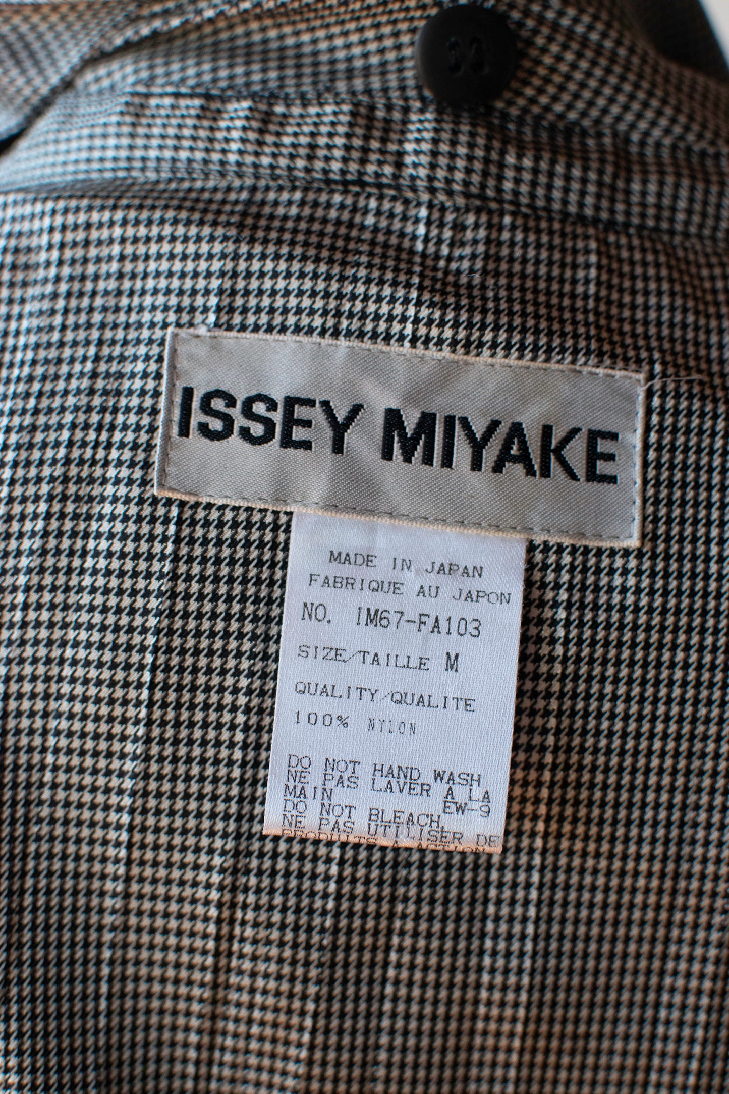 Houndstooth Windcoat | Issey Miyake
