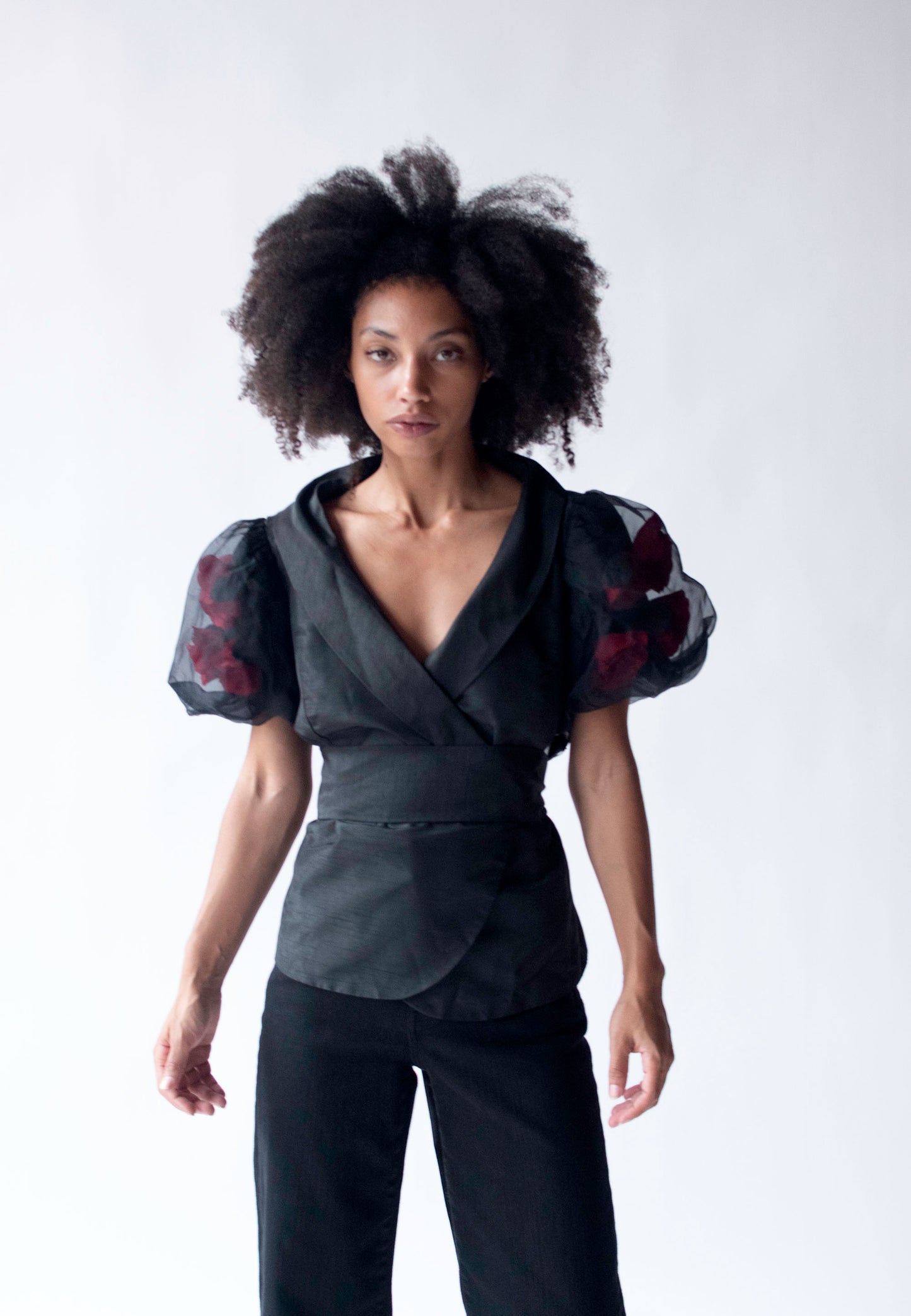 Rose Sleeve Jacket | Victor Costa