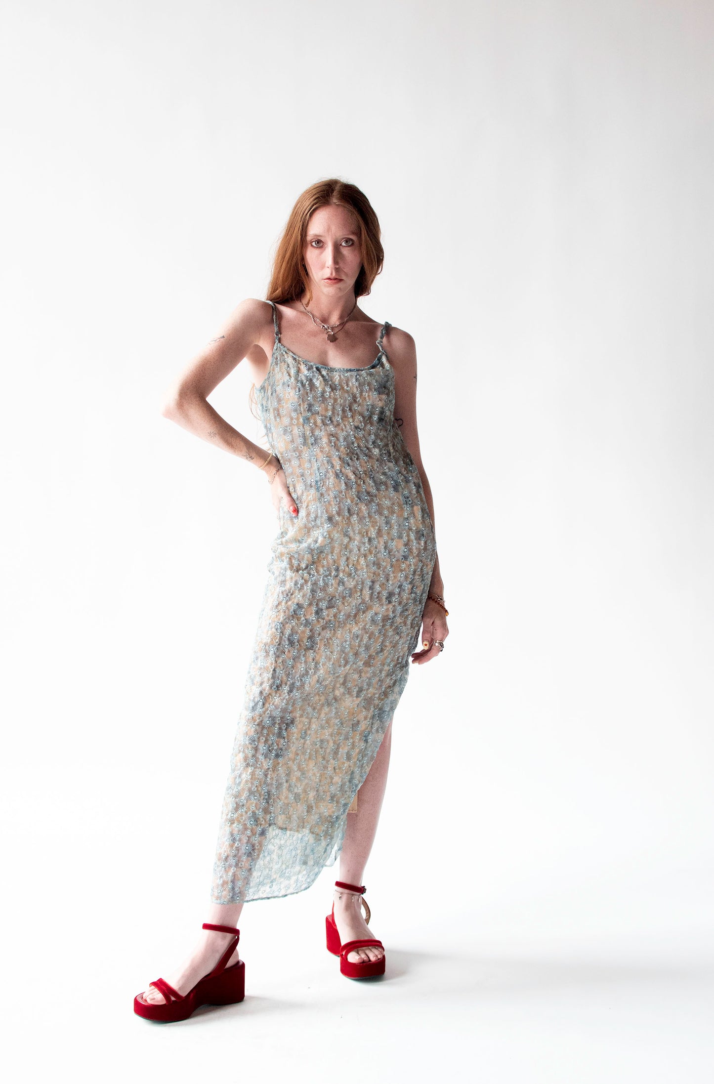 1990s Embroidered Dress| Cynthia Rowley