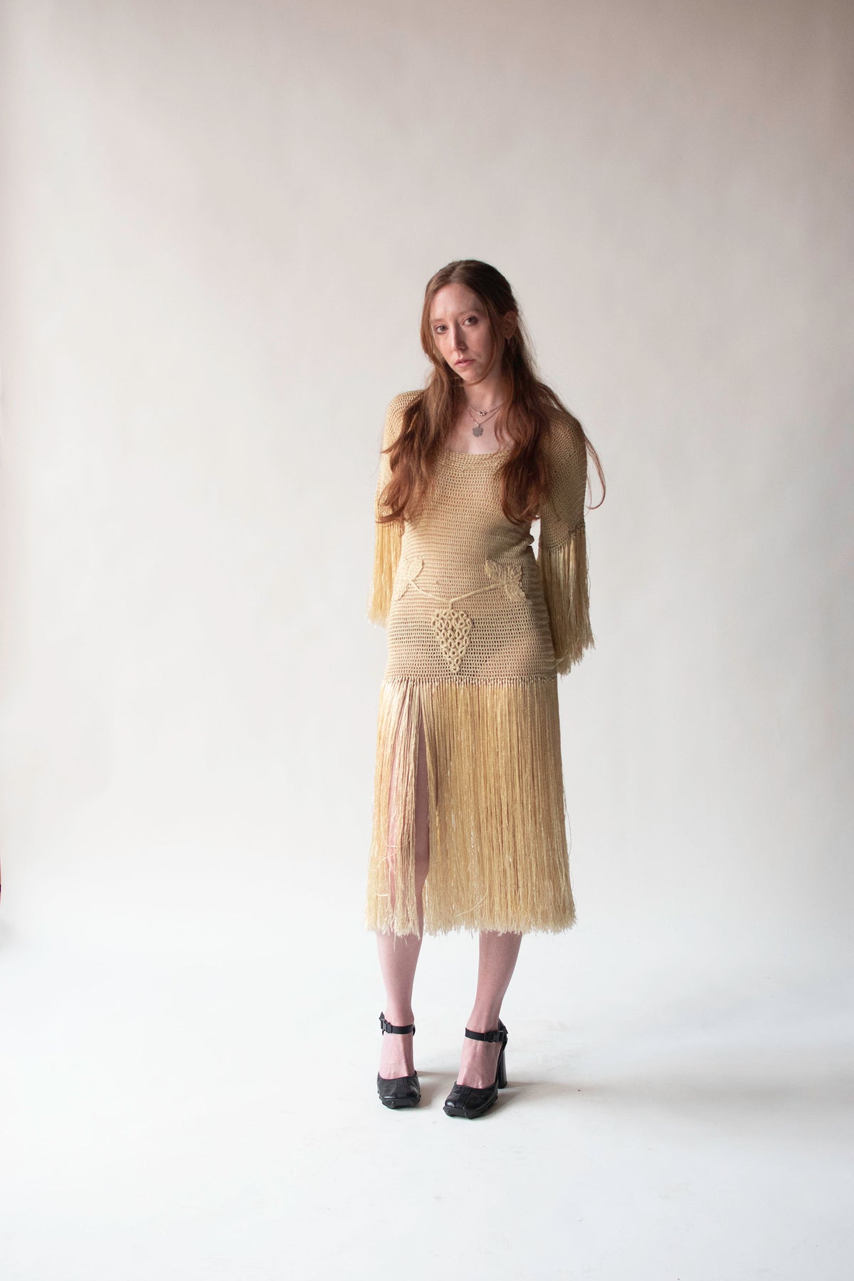 1920s Crochet Dress