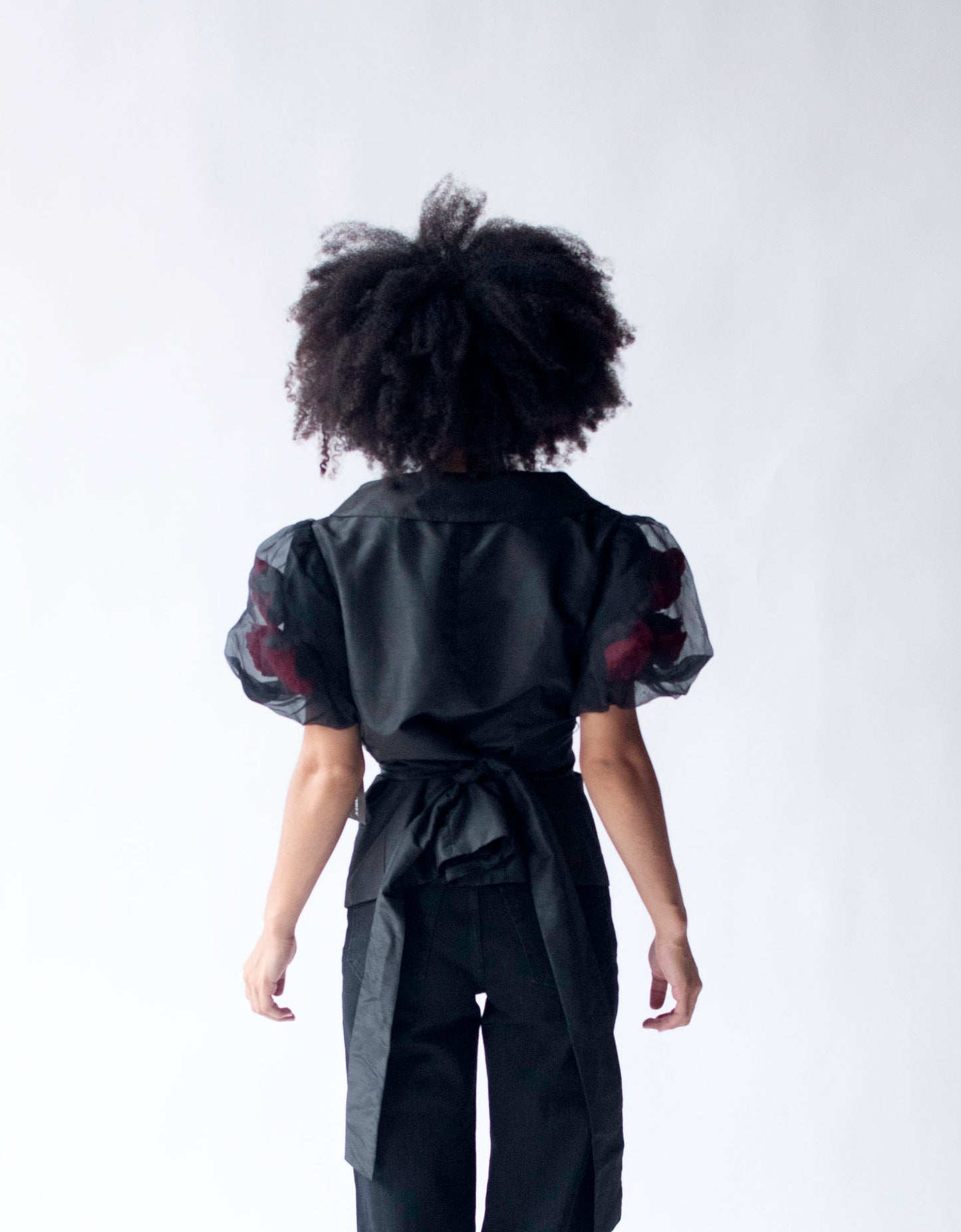 Rose Sleeve Jacket | Victor Costa