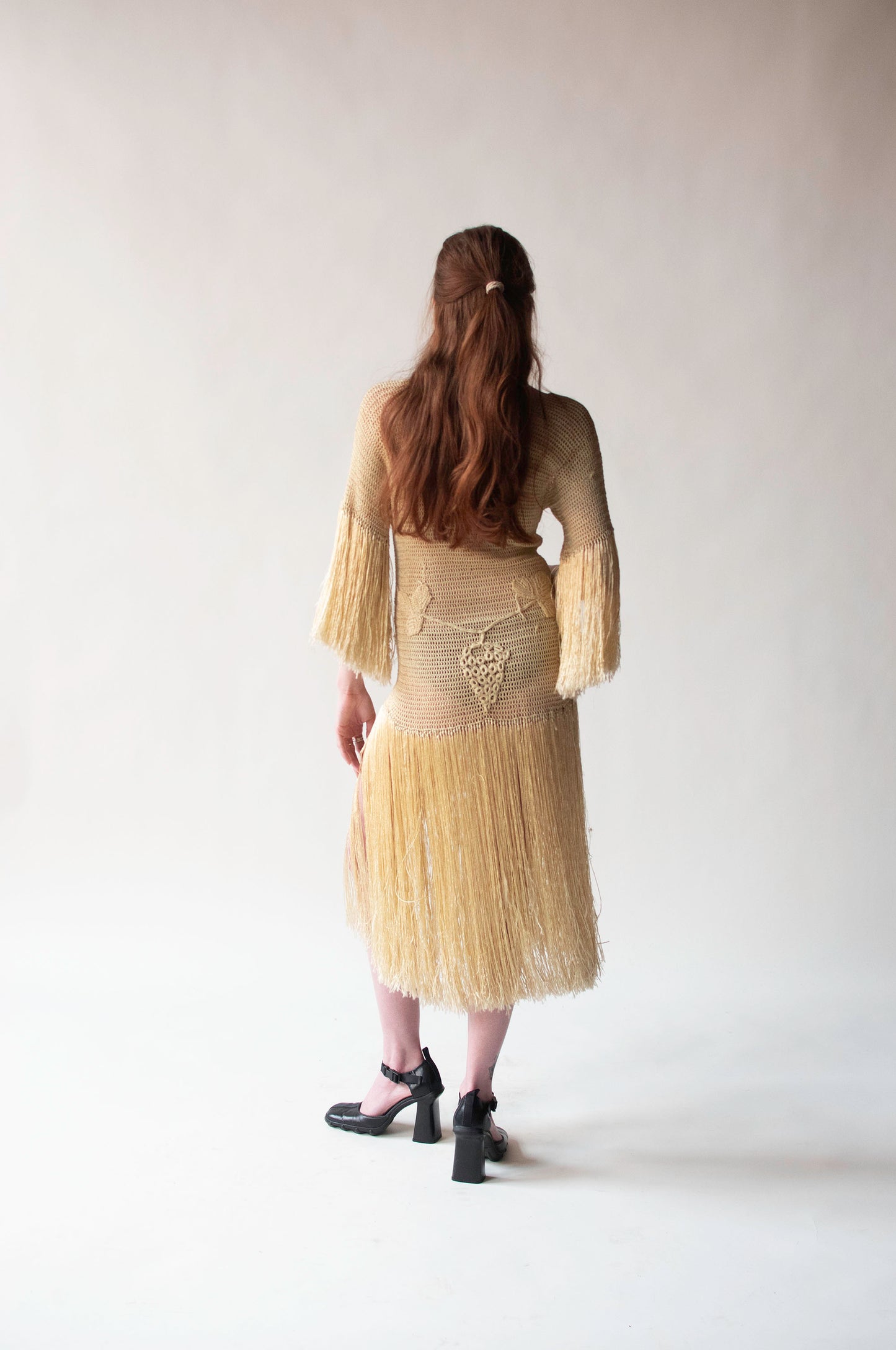 1920s Crochet Dress
