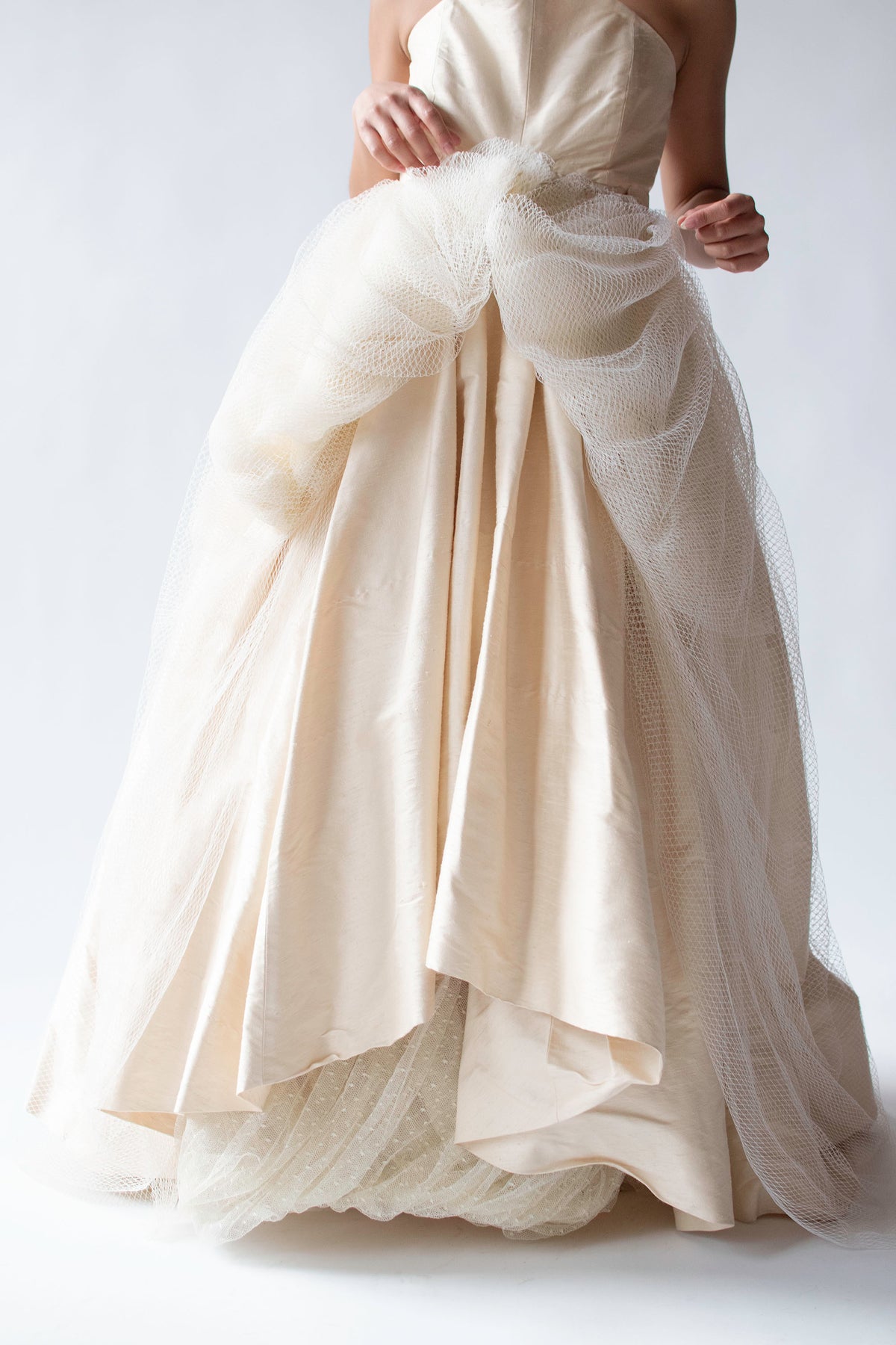 Netted Gown | Romeo Gigli for Callaghan SS 1993