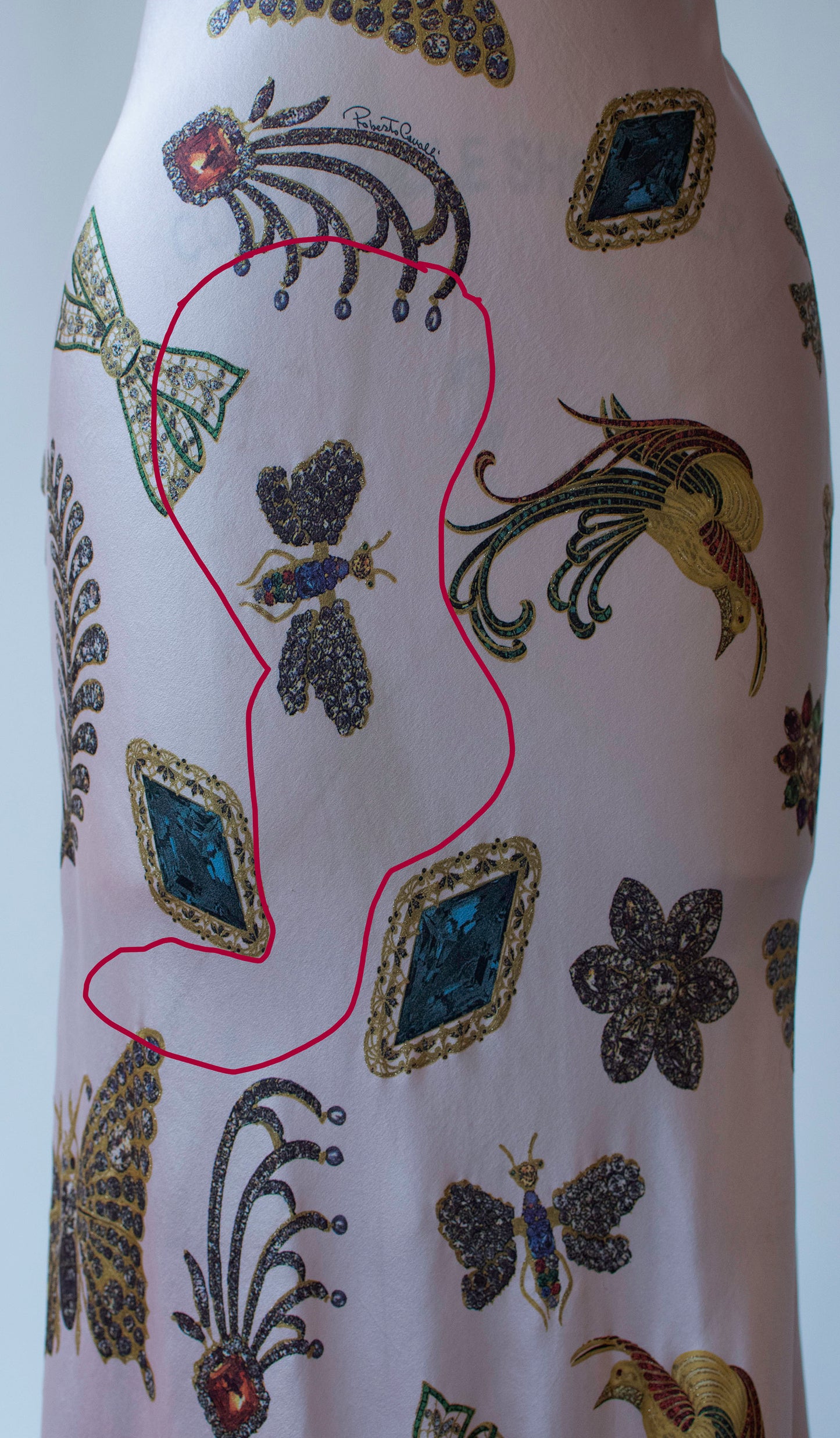 Jewel Print Dress | Roberto Cavalli AW 2002