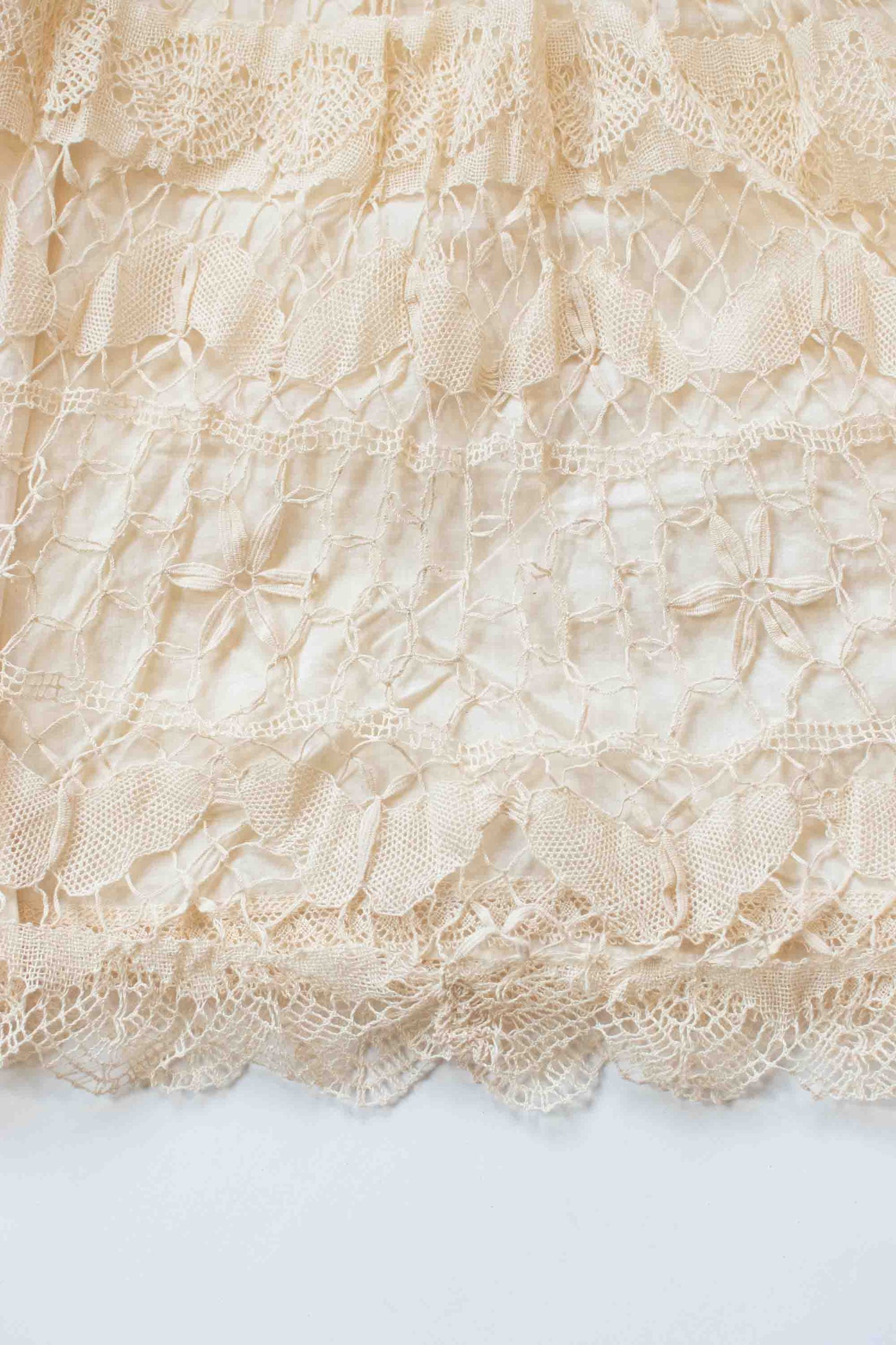1970s Crochet Dress Set
