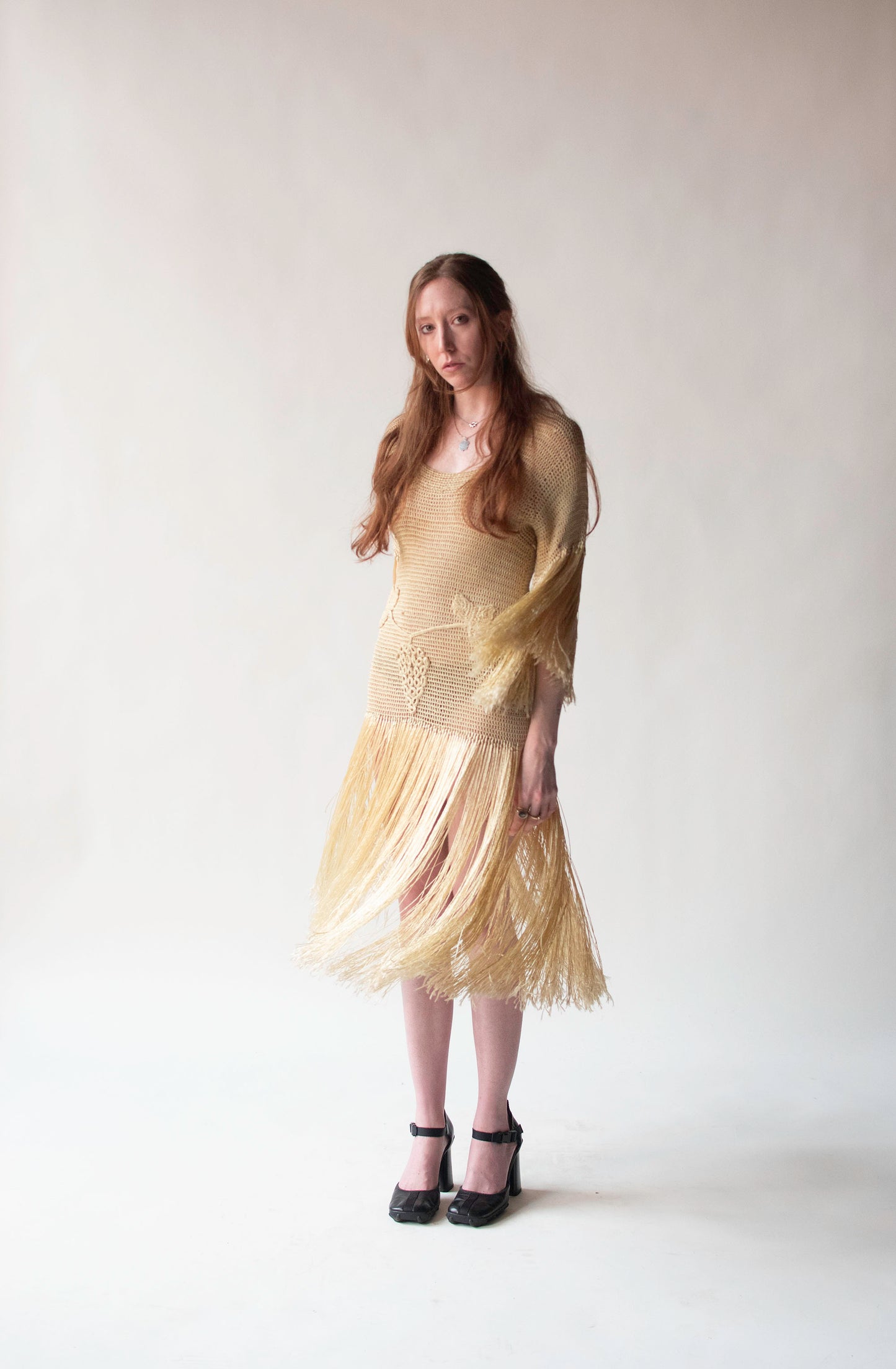 1920s Crochet Dress