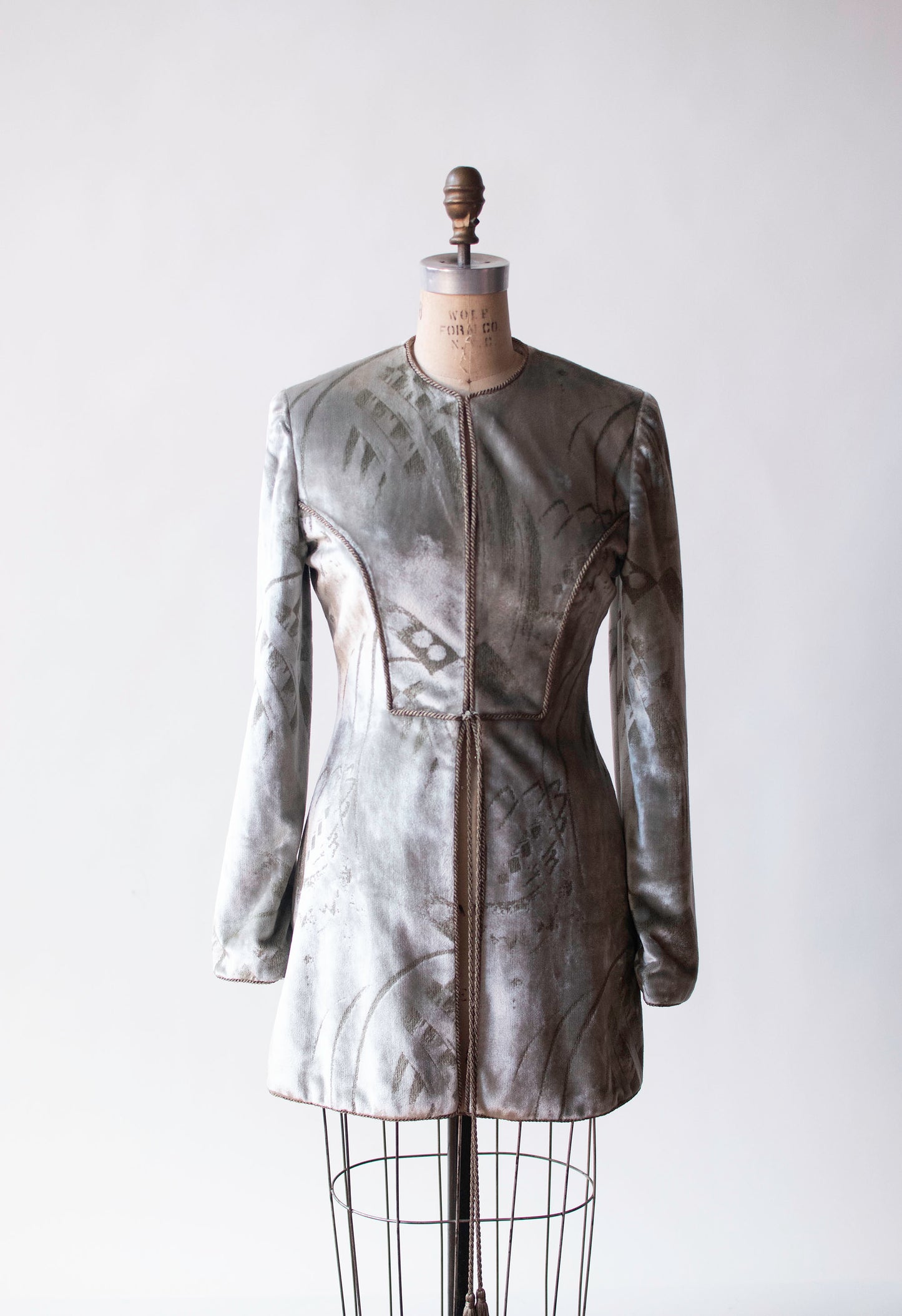 Stenciled Velvet Jacket | Mary Mcfadden