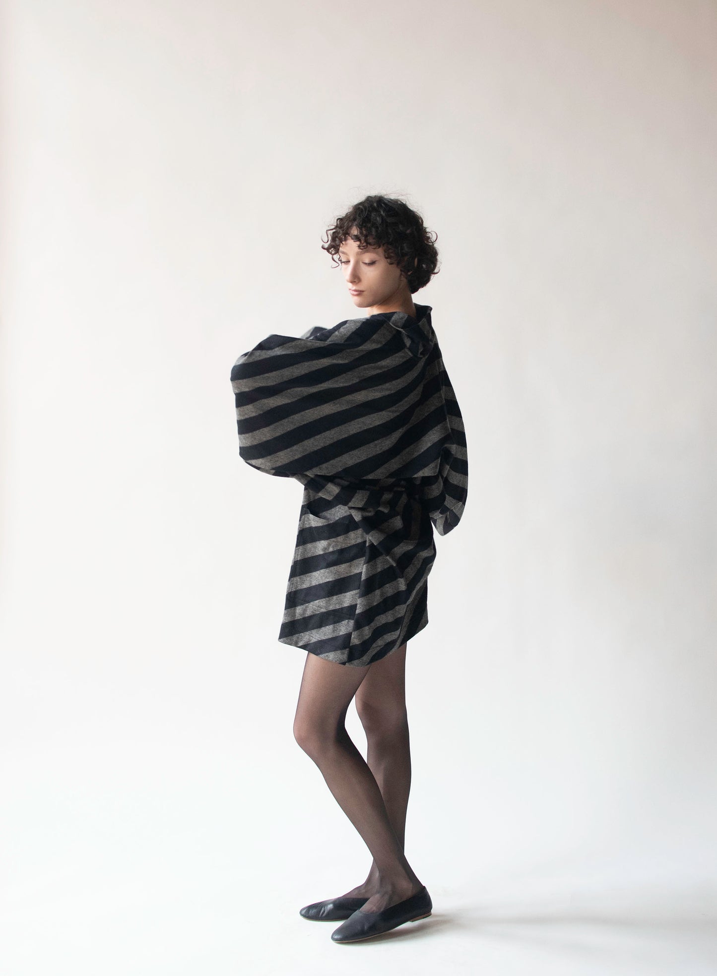 Striped Knit Dress | Issey Miyake