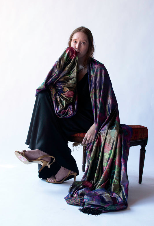 Lame Opera Shawl | Emanuel Ungaro Couture