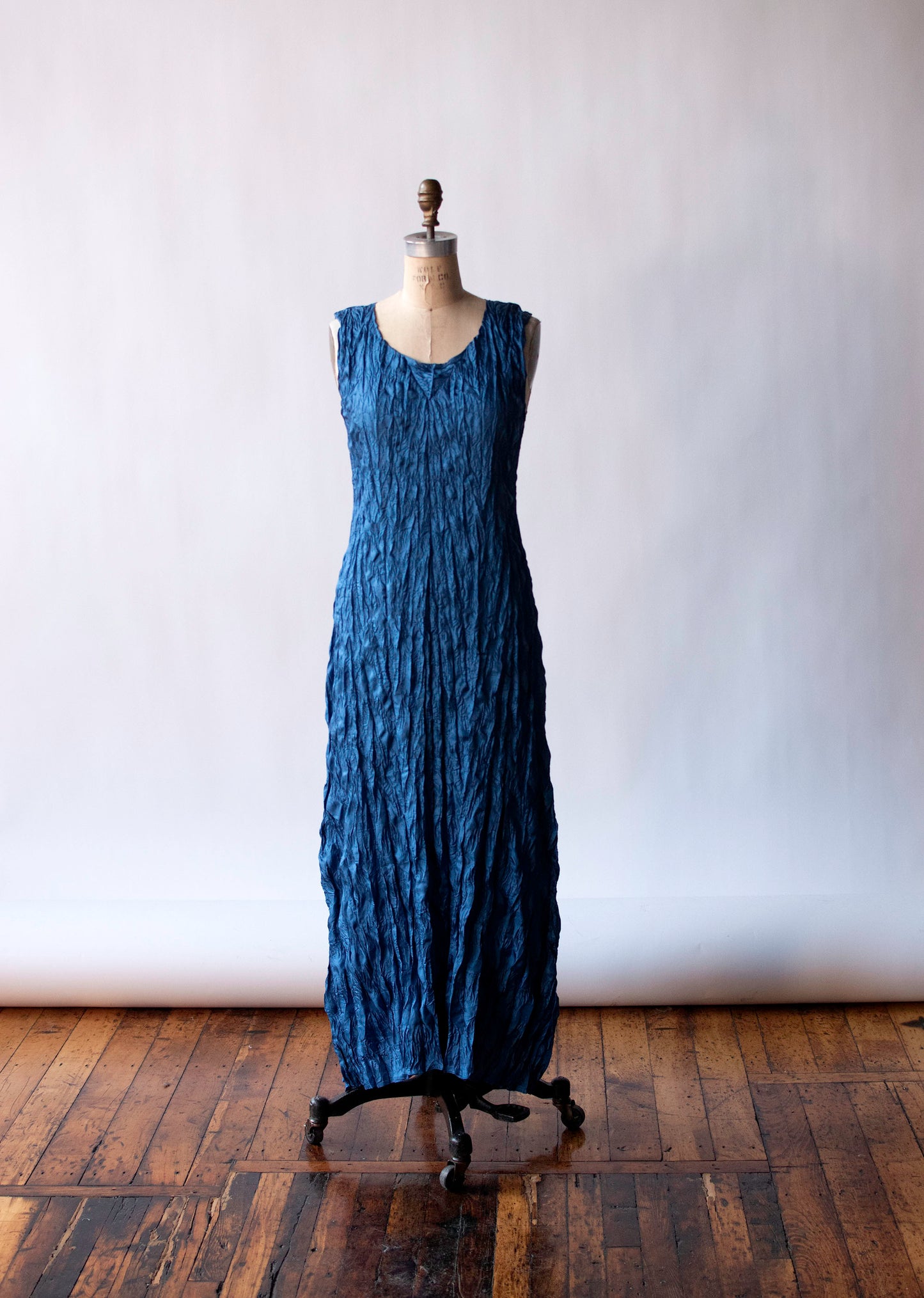 Pleated Blue Dress | Issey Miyake