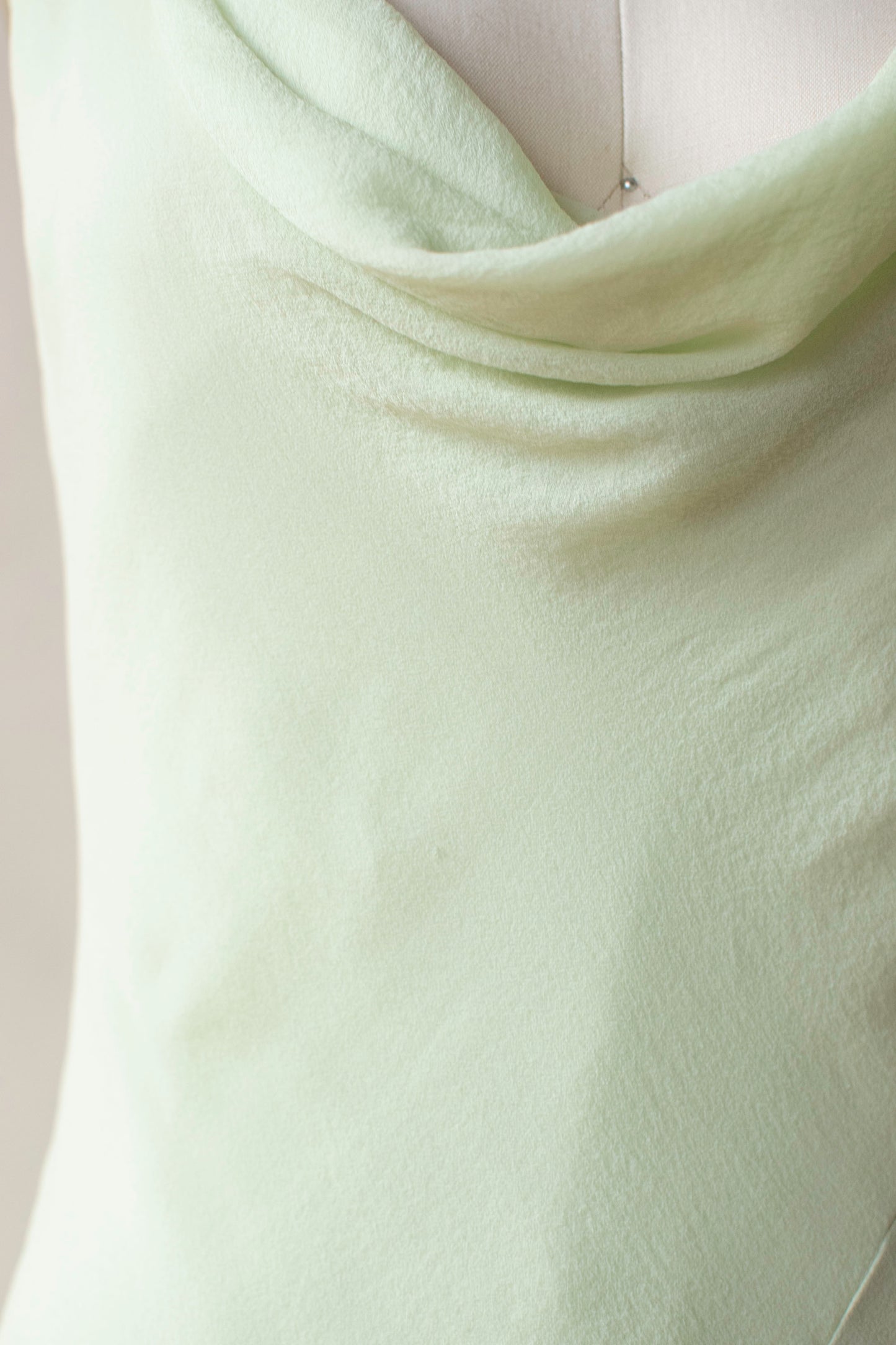 Celery Chiffon Gown | Krizia SS 2005