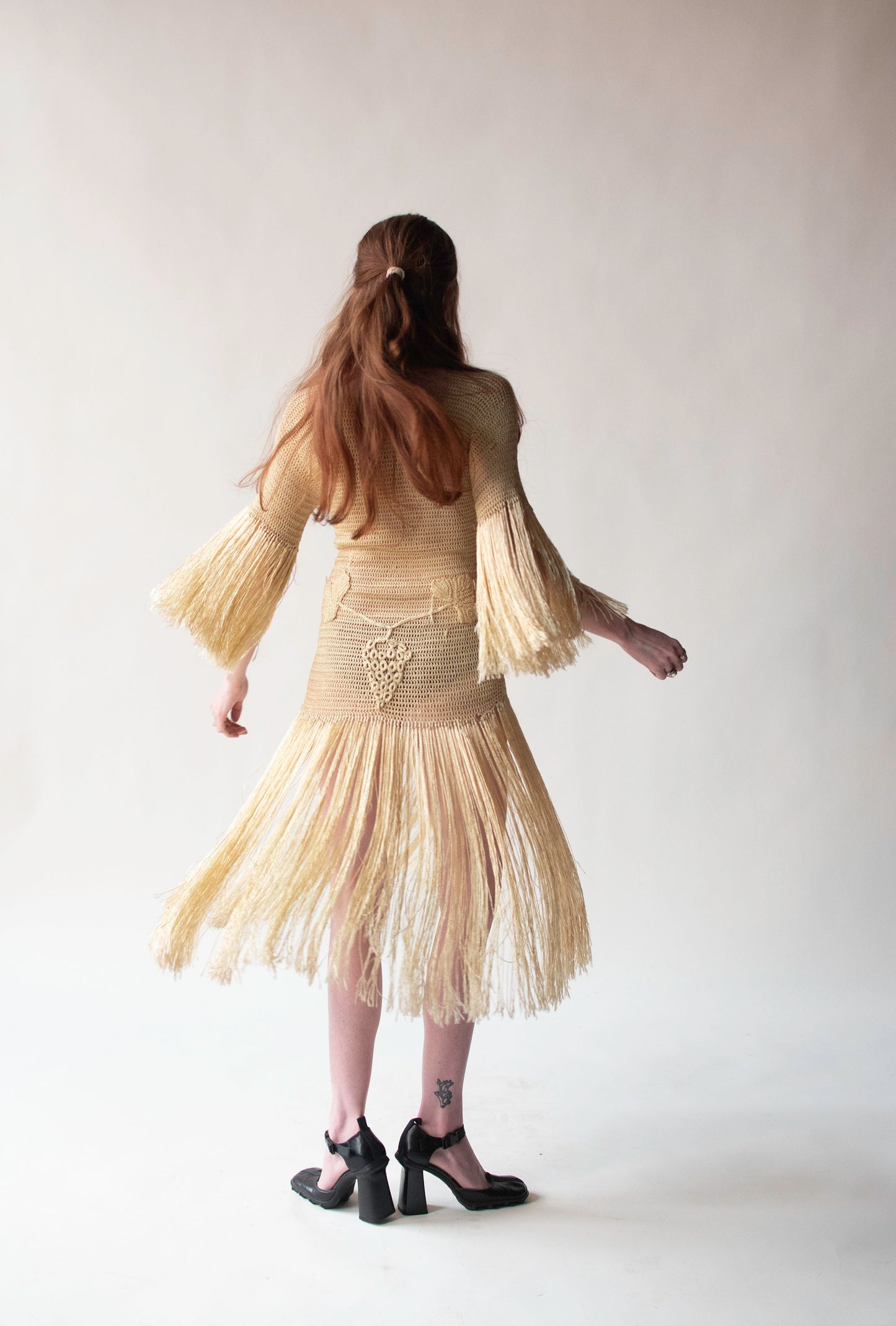 1920s Crochet Dress