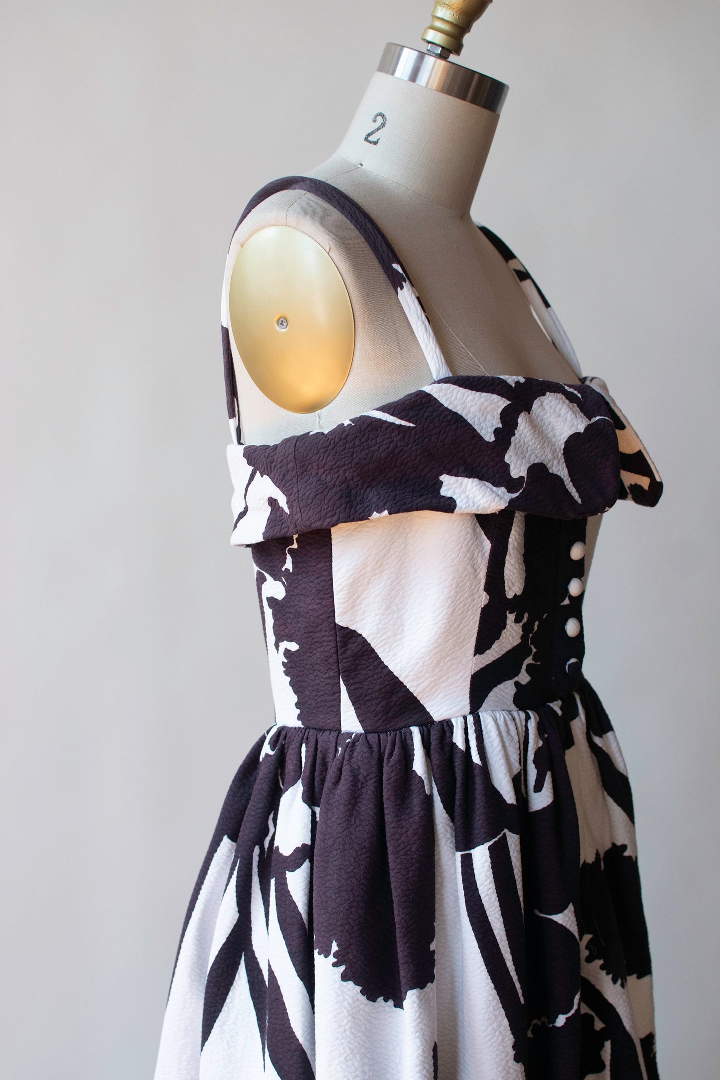 1960s Floral Print Gown | Geoffrey Beene