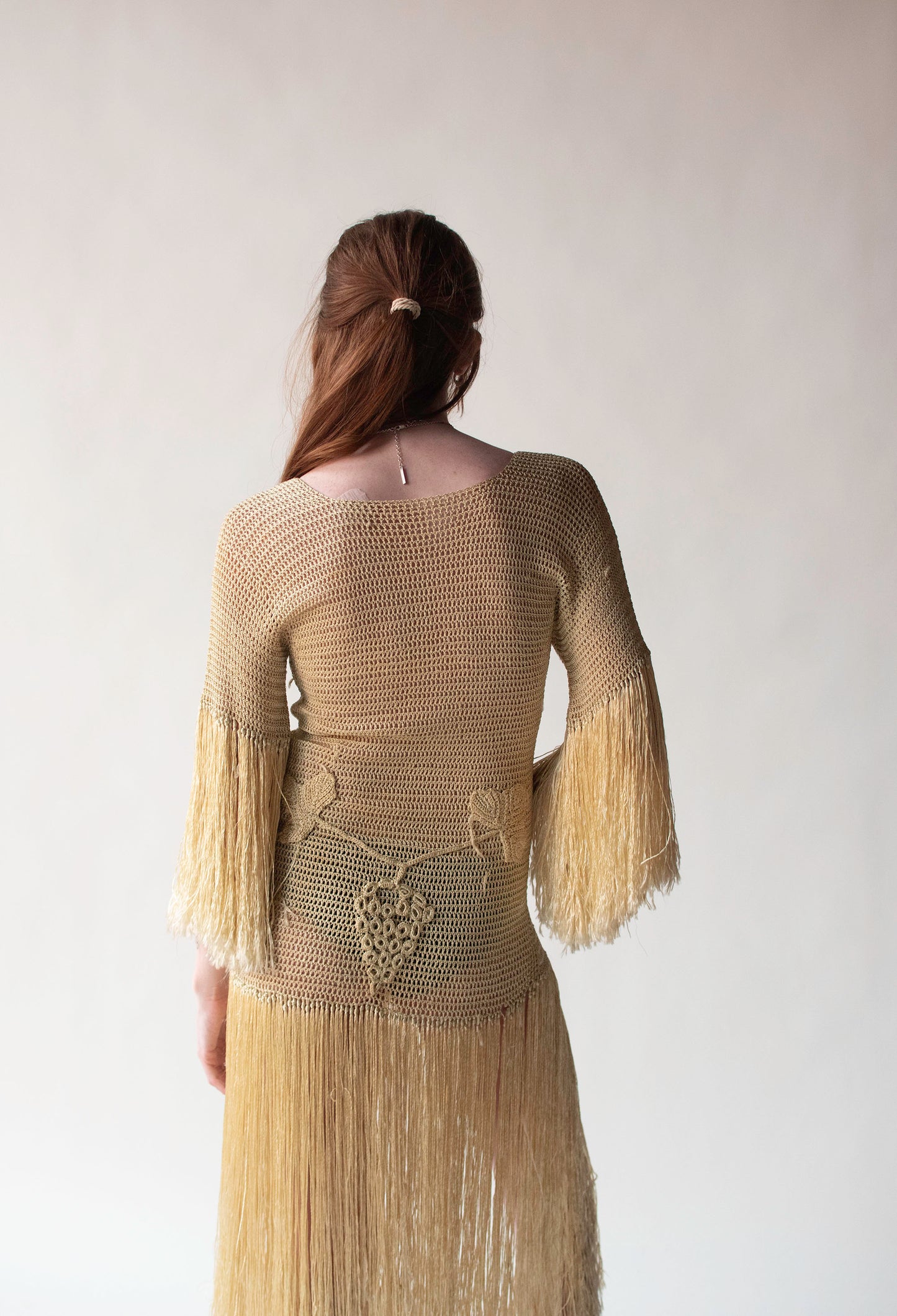 1920s Crochet Dress