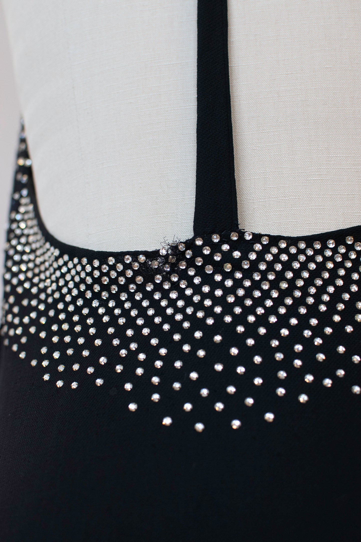 1930s Gown w/ Rhinestones | Agnes - Drecoll