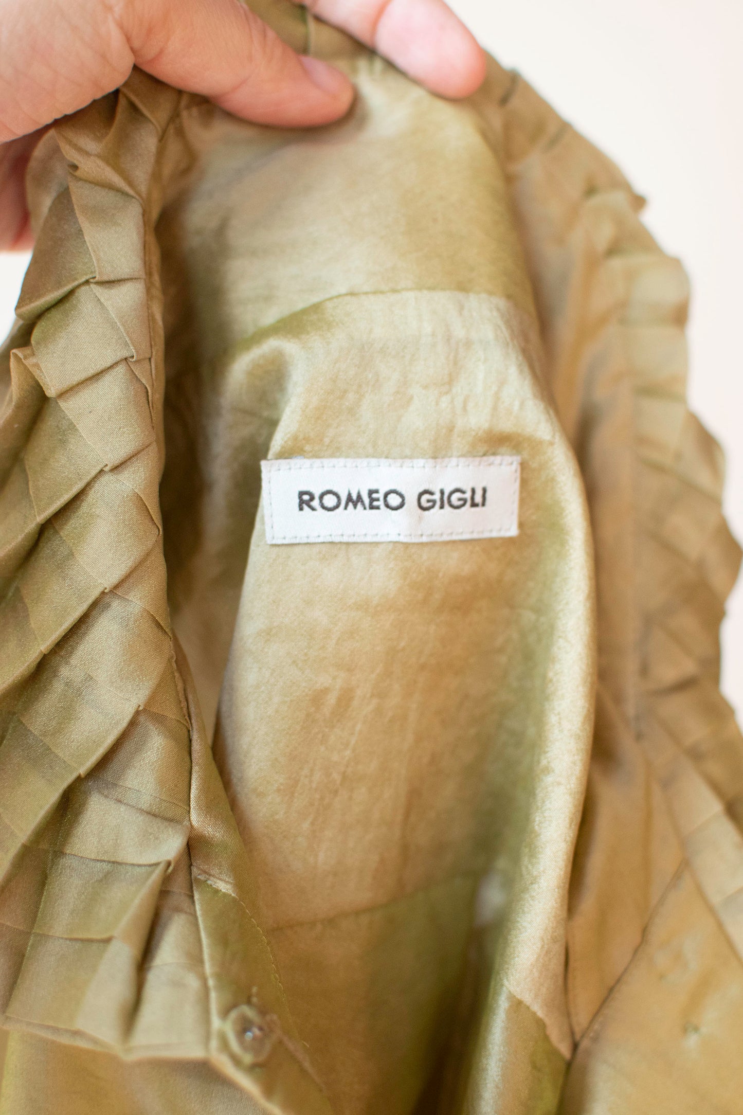 Iridescent Organza Shirt | Romeo Gigli