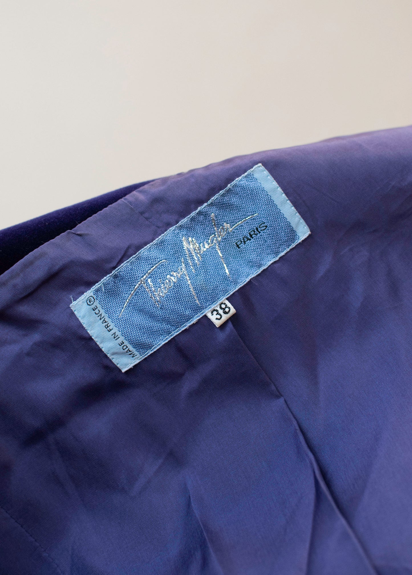 Purple Velvet Blazer | Thierry Mugler
