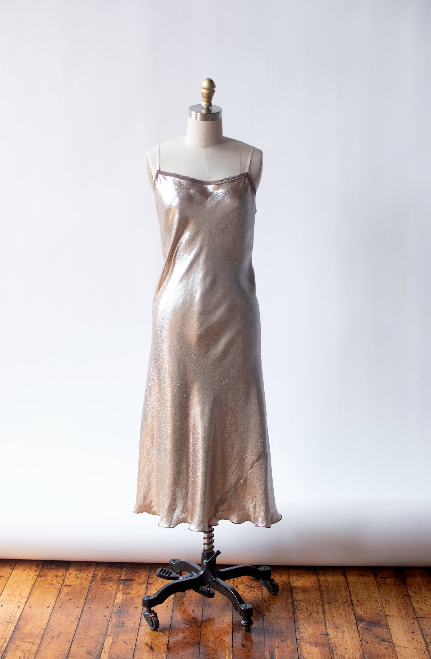 Metallic Slip Dress | Rozae Nichols