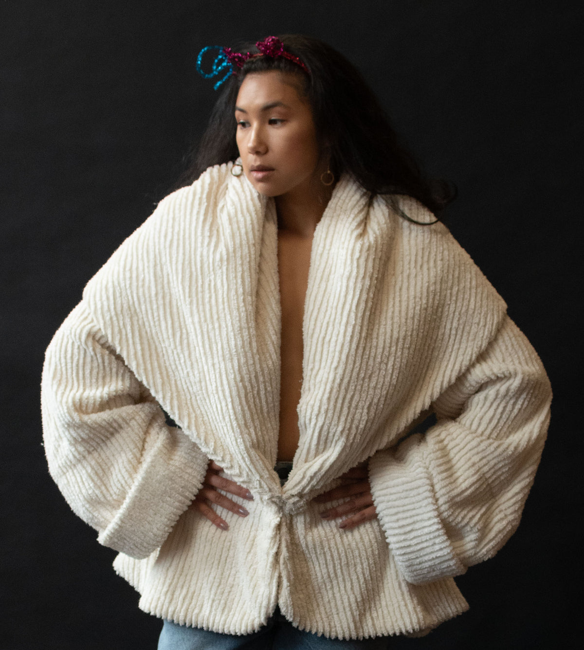 1980s Chenille Coat | Norma Kamali