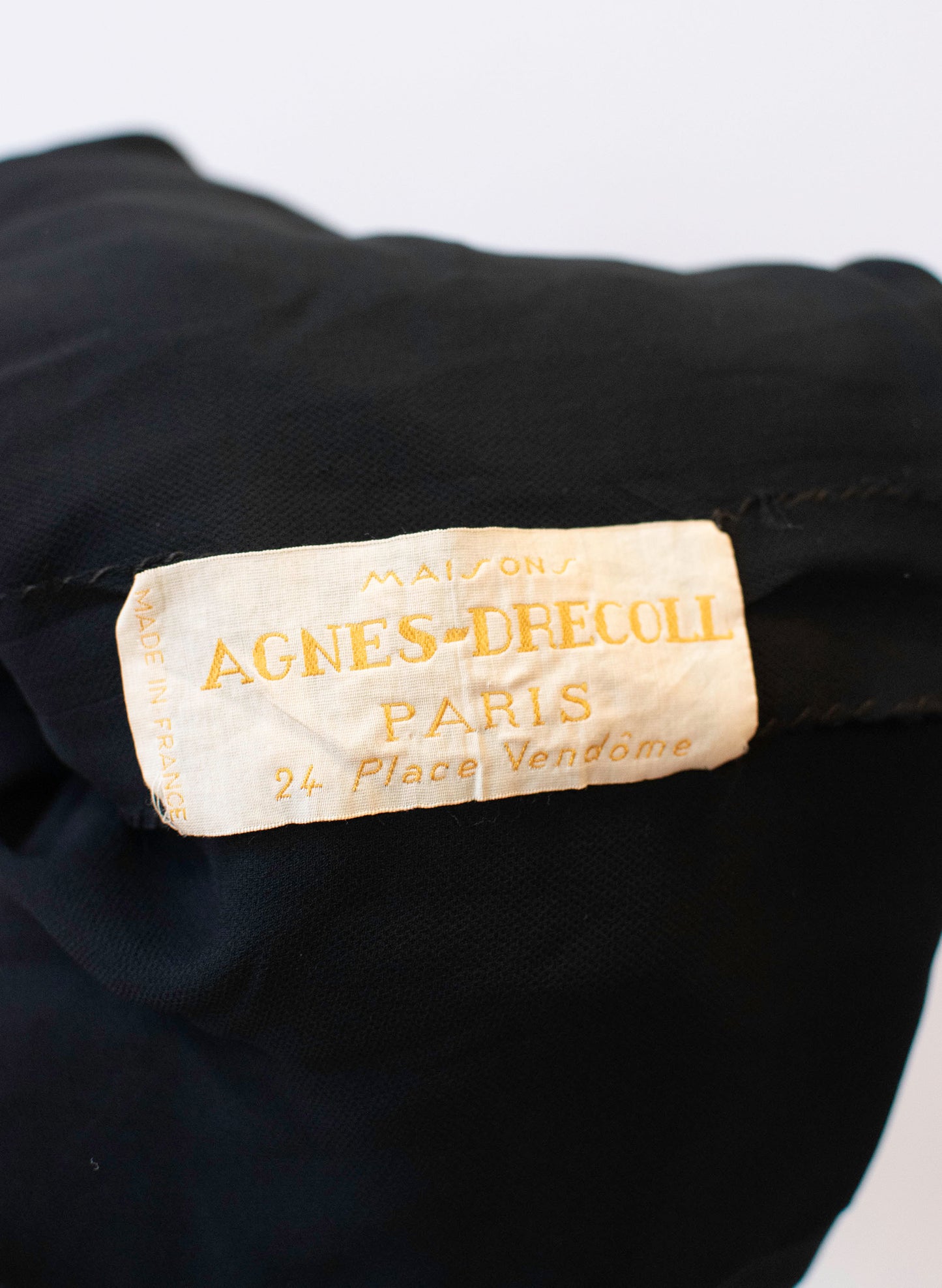 1930s Gown w/ Rhinestones | Agnes - Drecoll